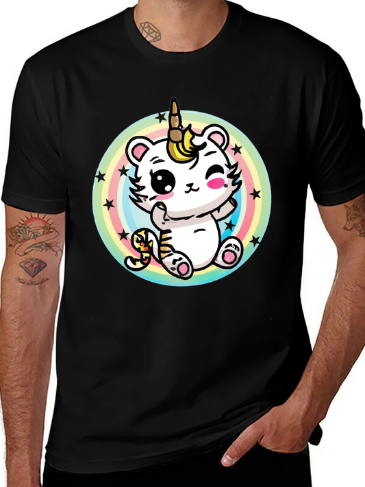 Unicorn Tiger Bear T-Shirt Funny Animal Tee