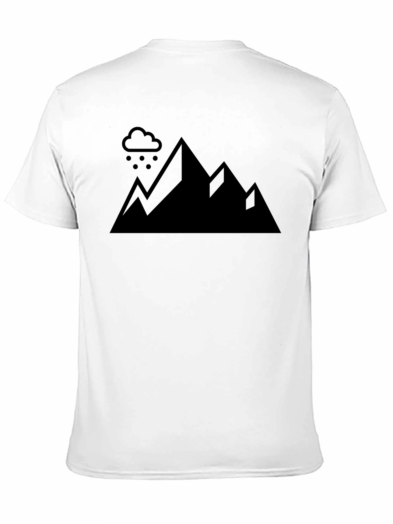 Rainy Mountain Graphic Tee - Black Cotton Shirt