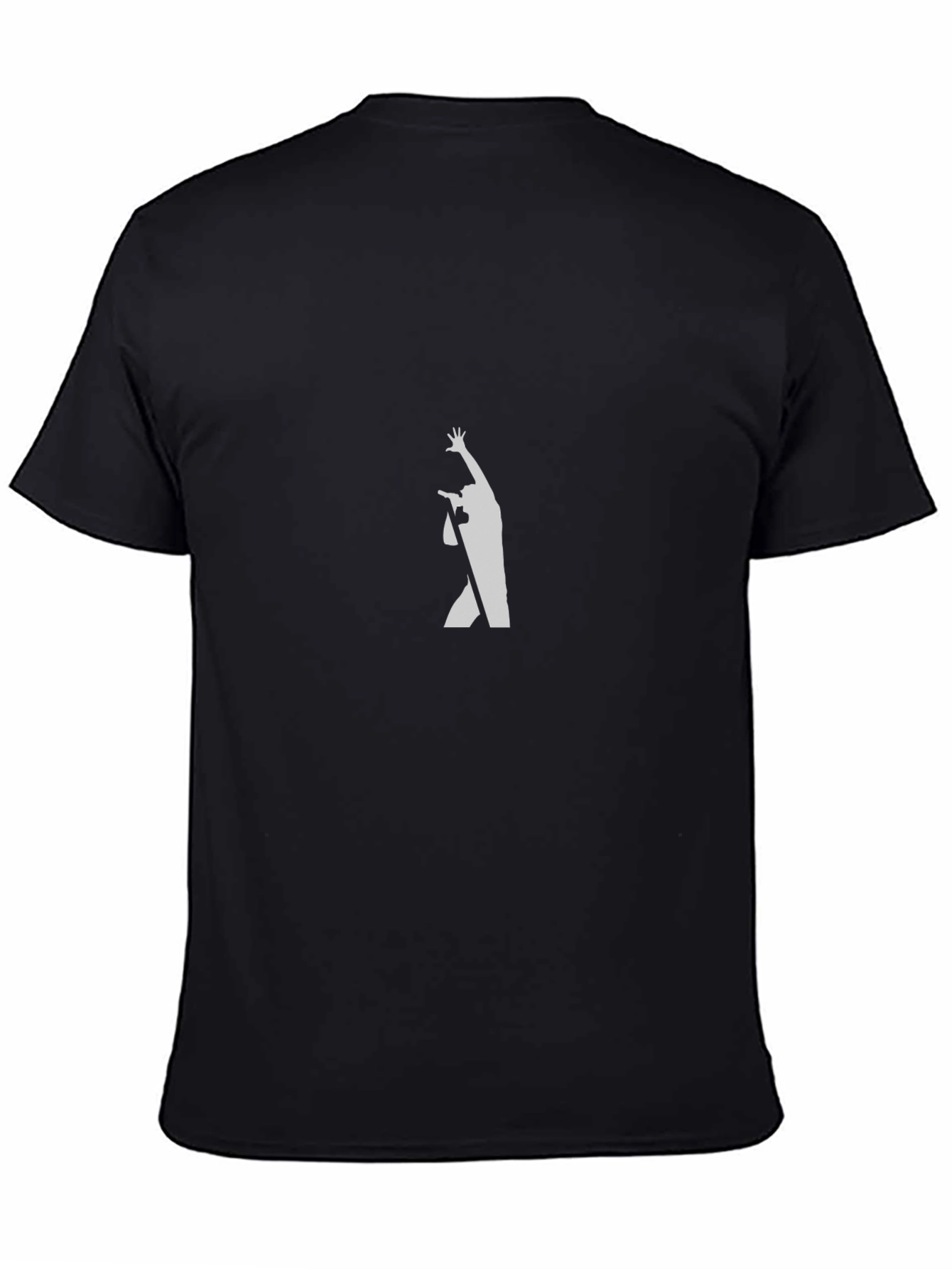 Singer Silhouette Graphic Tee - Black Casual T-Shirt