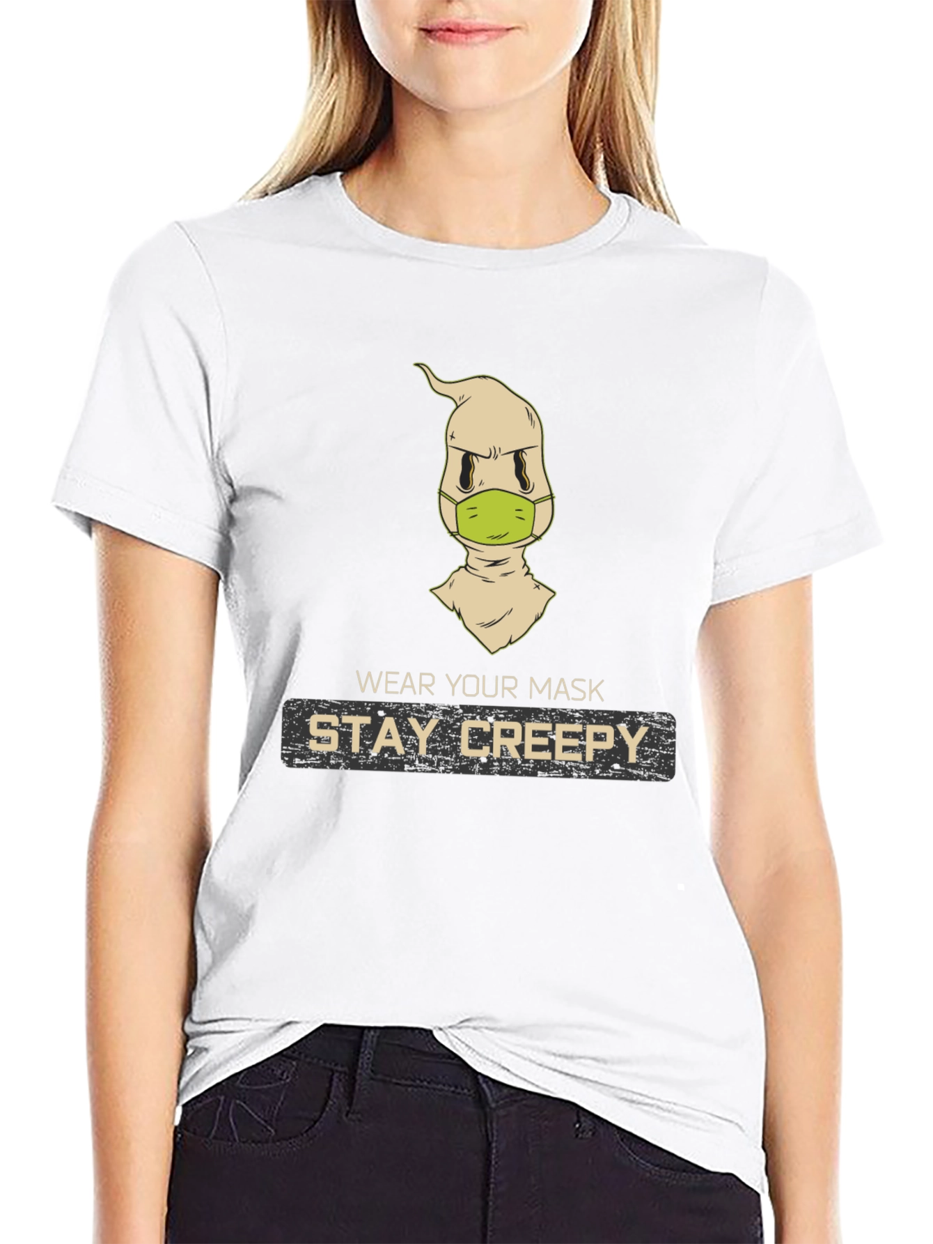 Stay Creepy Masked Ghost T-Shirt