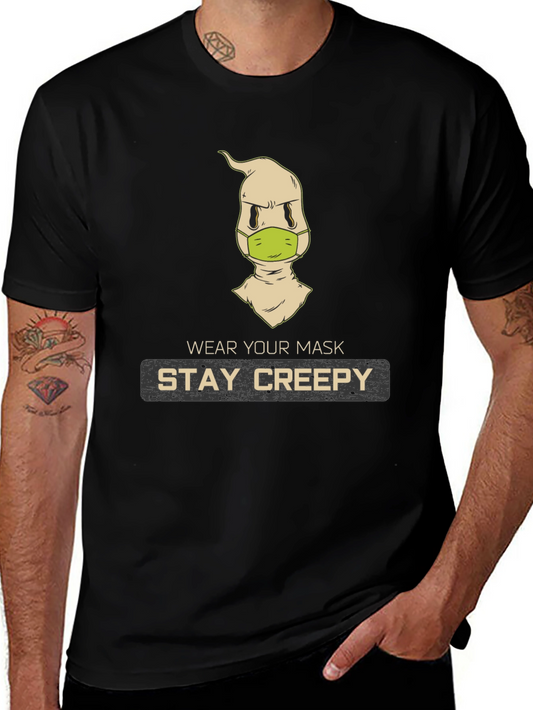 Stay Creepy Masked Ghost T-Shirt