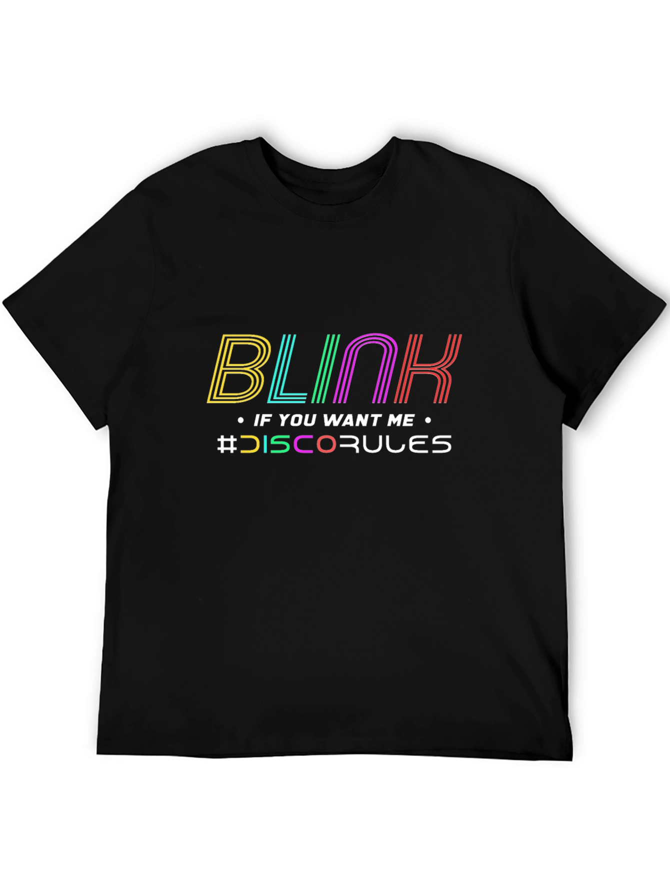 Blink Disco Rules Graphic Tee - Black