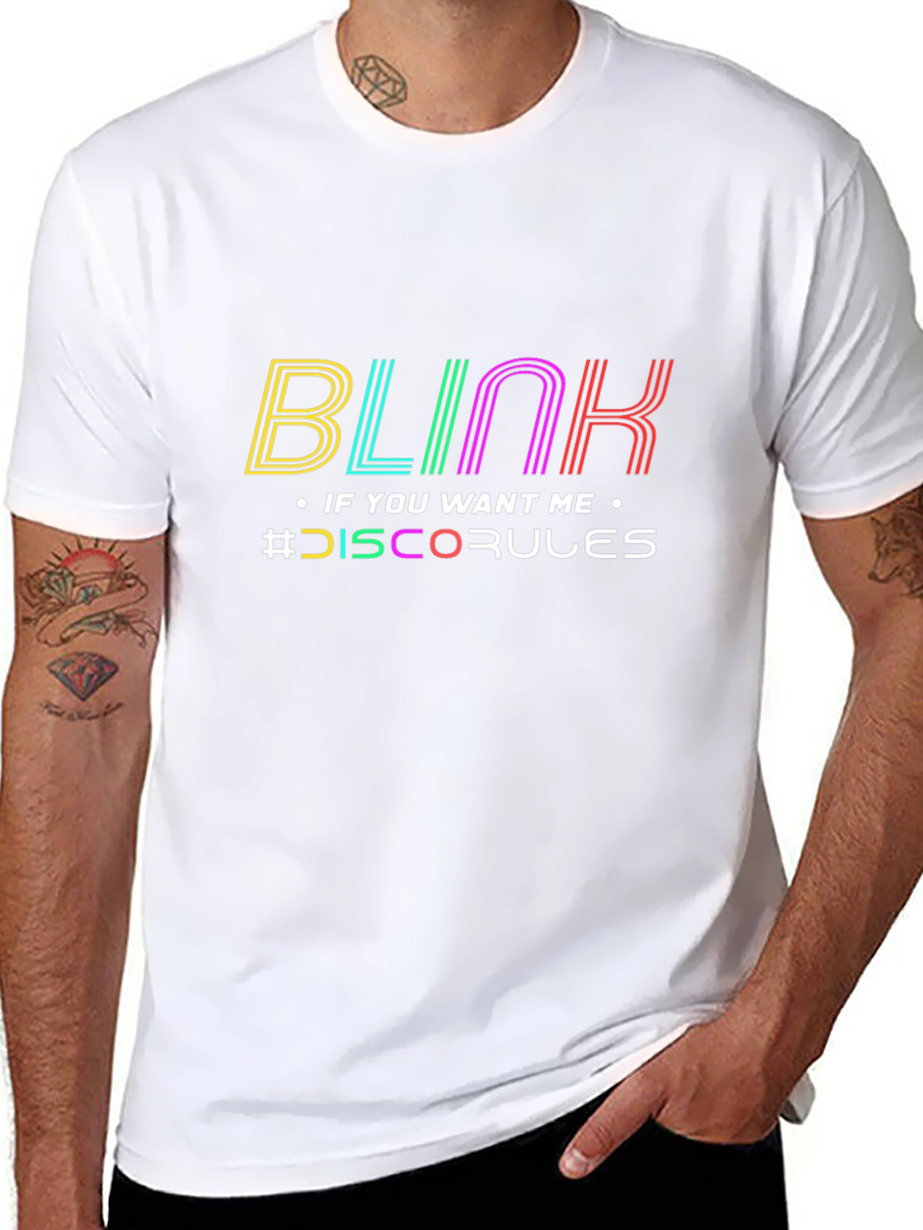 Blink Disco Rules Graphic Tee - Black