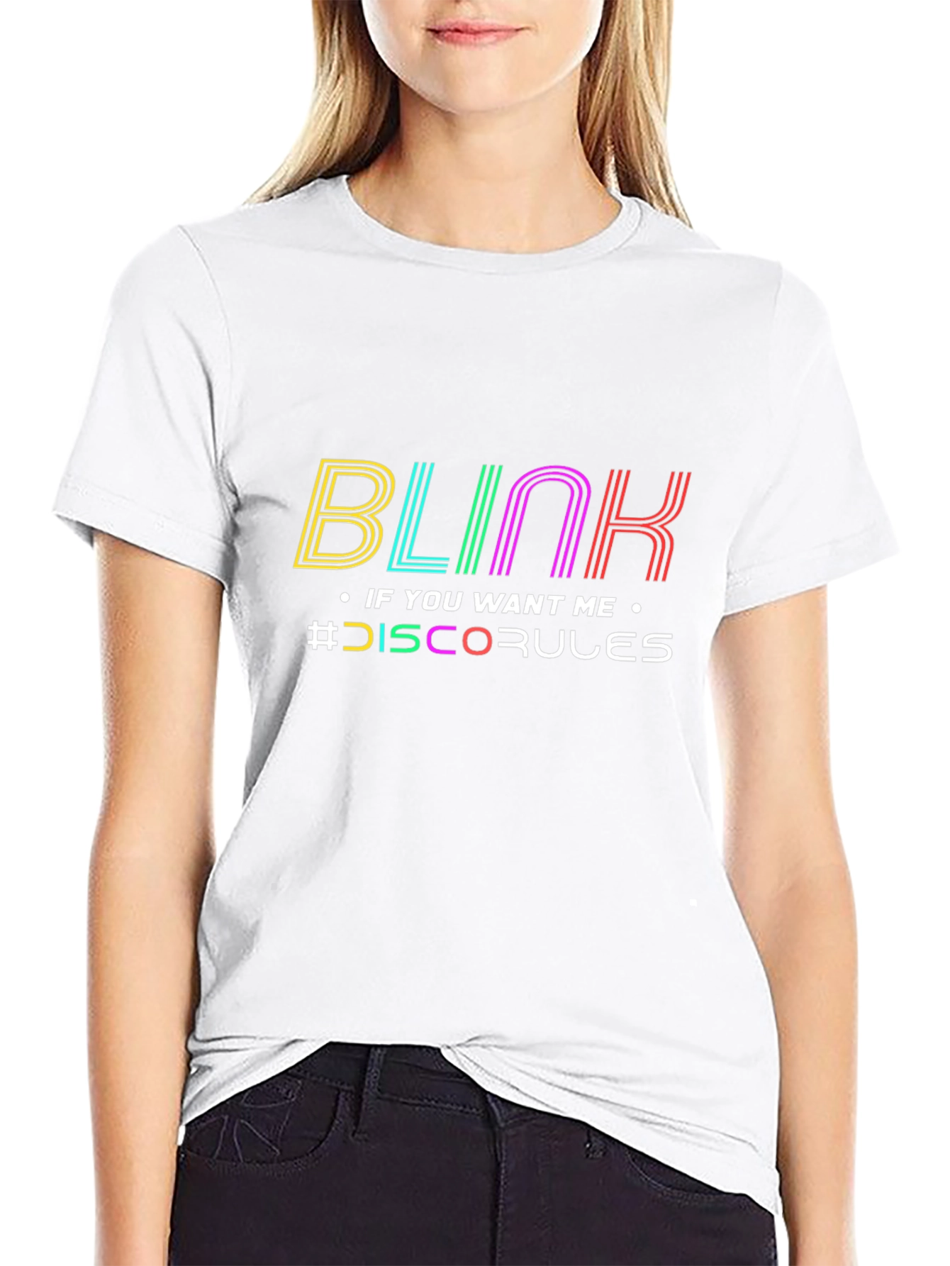 Blink Disco Rules Graphic Tee - Black