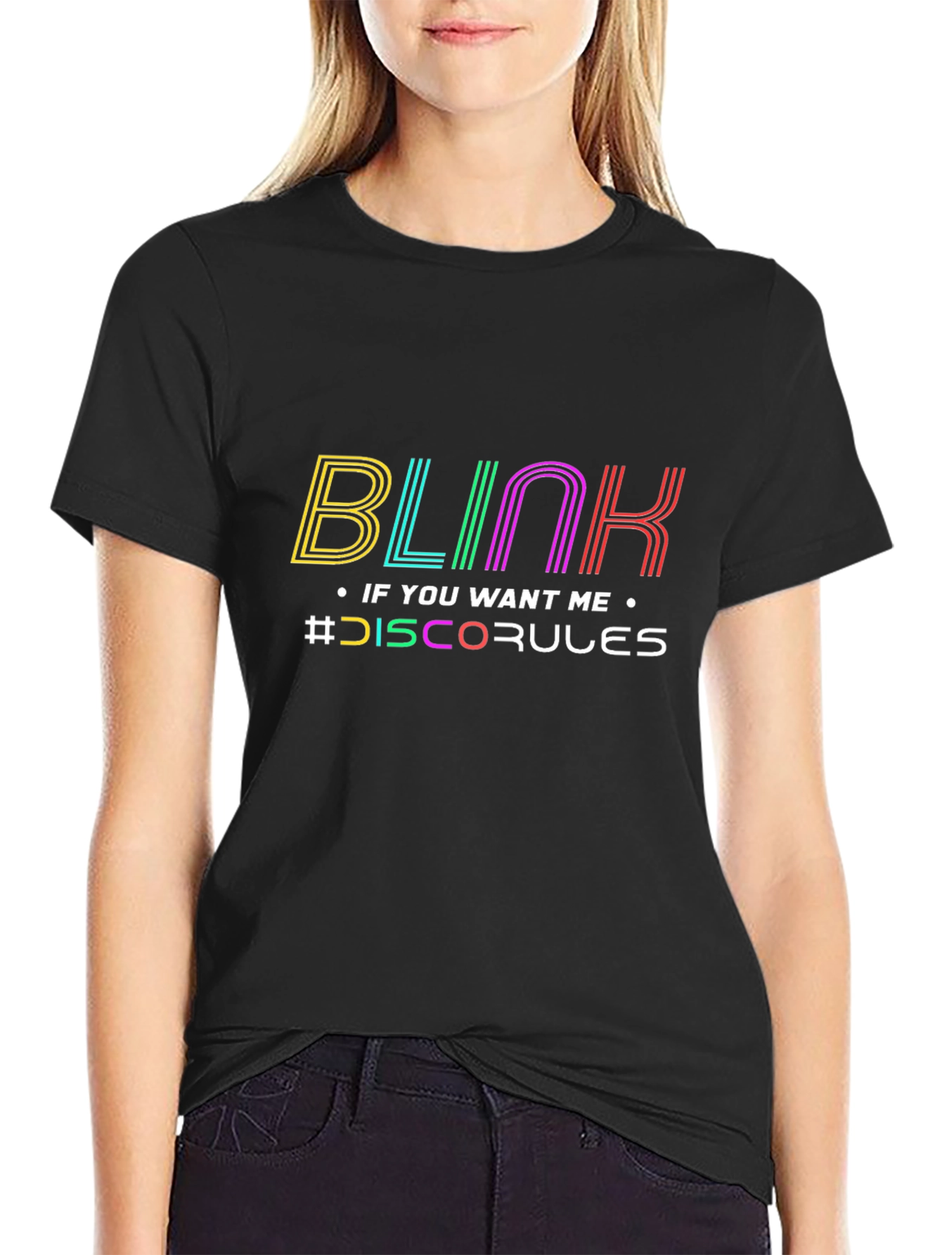 Blink Disco Rules Graphic Tee - Black