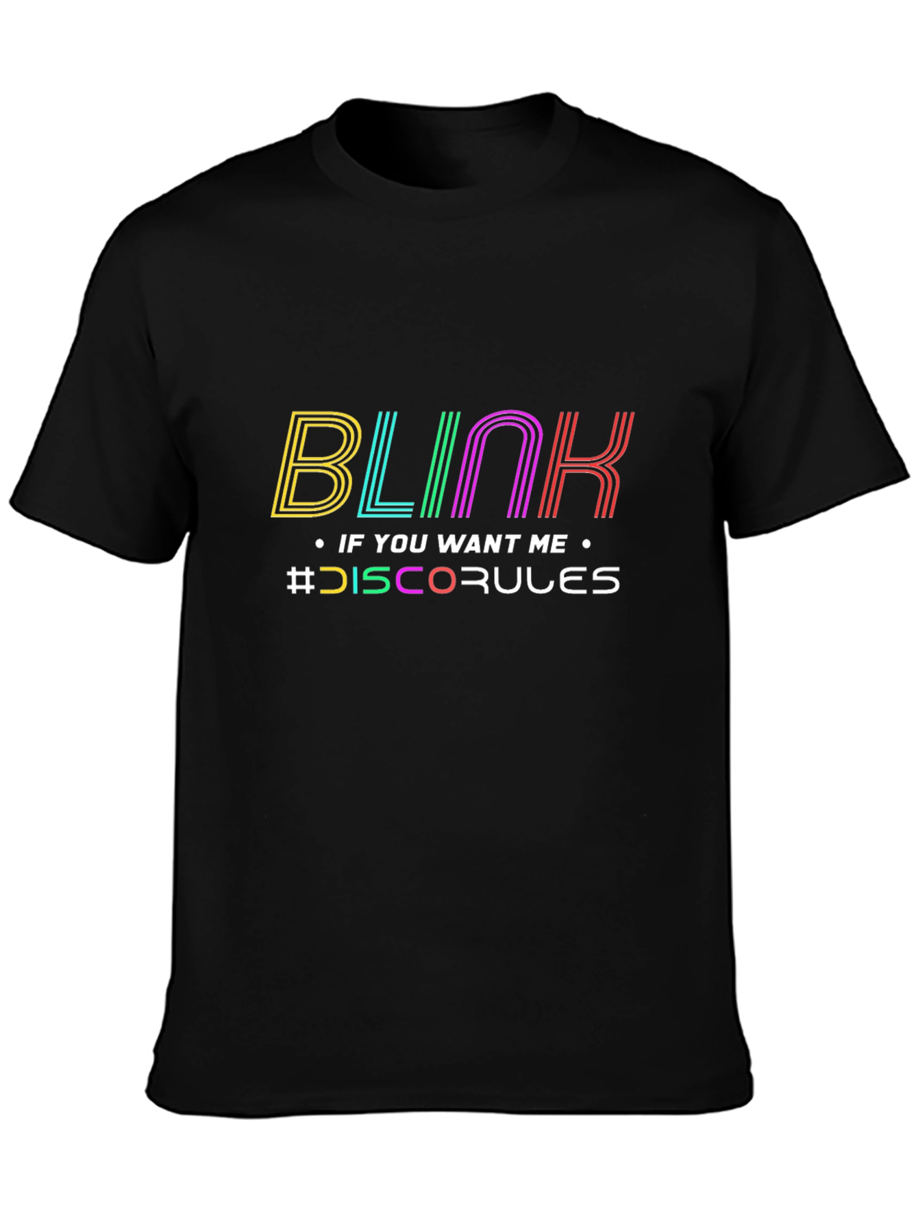 Blink Disco Rules Graphic Tee - Black