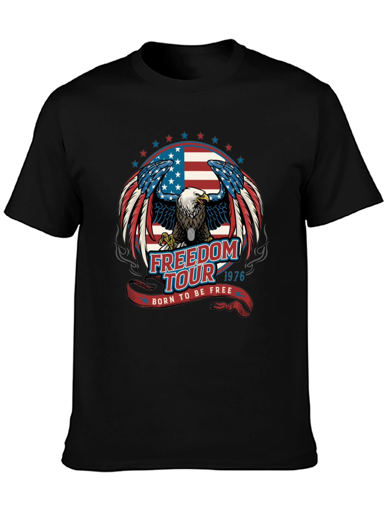 Freedom Tour 1976 Eagle Graphic T-Shirt