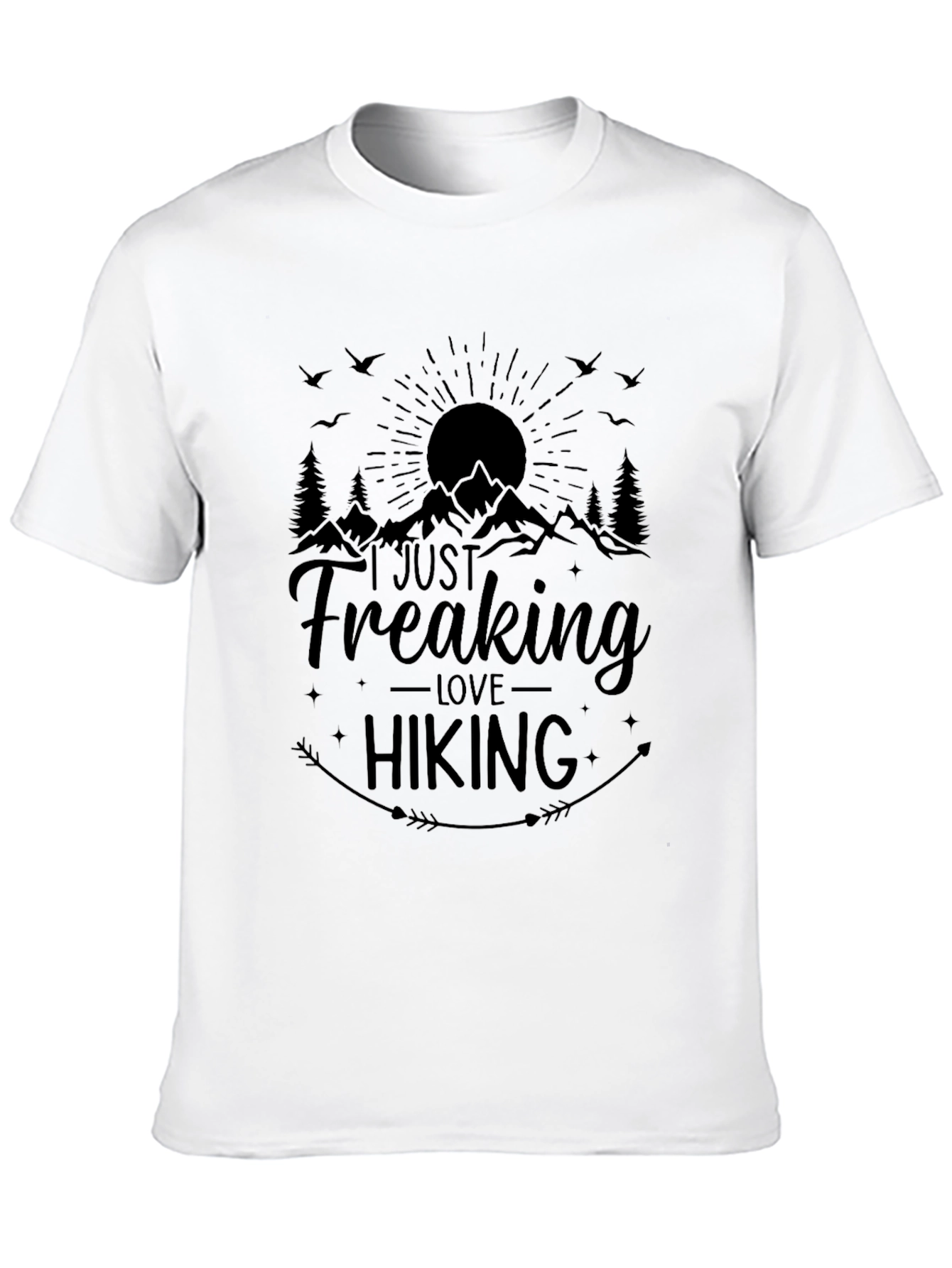 Hiking Love Tee - Mountain Graphic T-Shirt