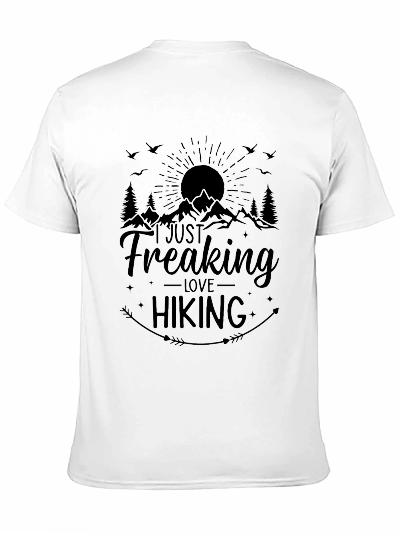 Hiking Love Tee - Mountain Graphic T-Shirt