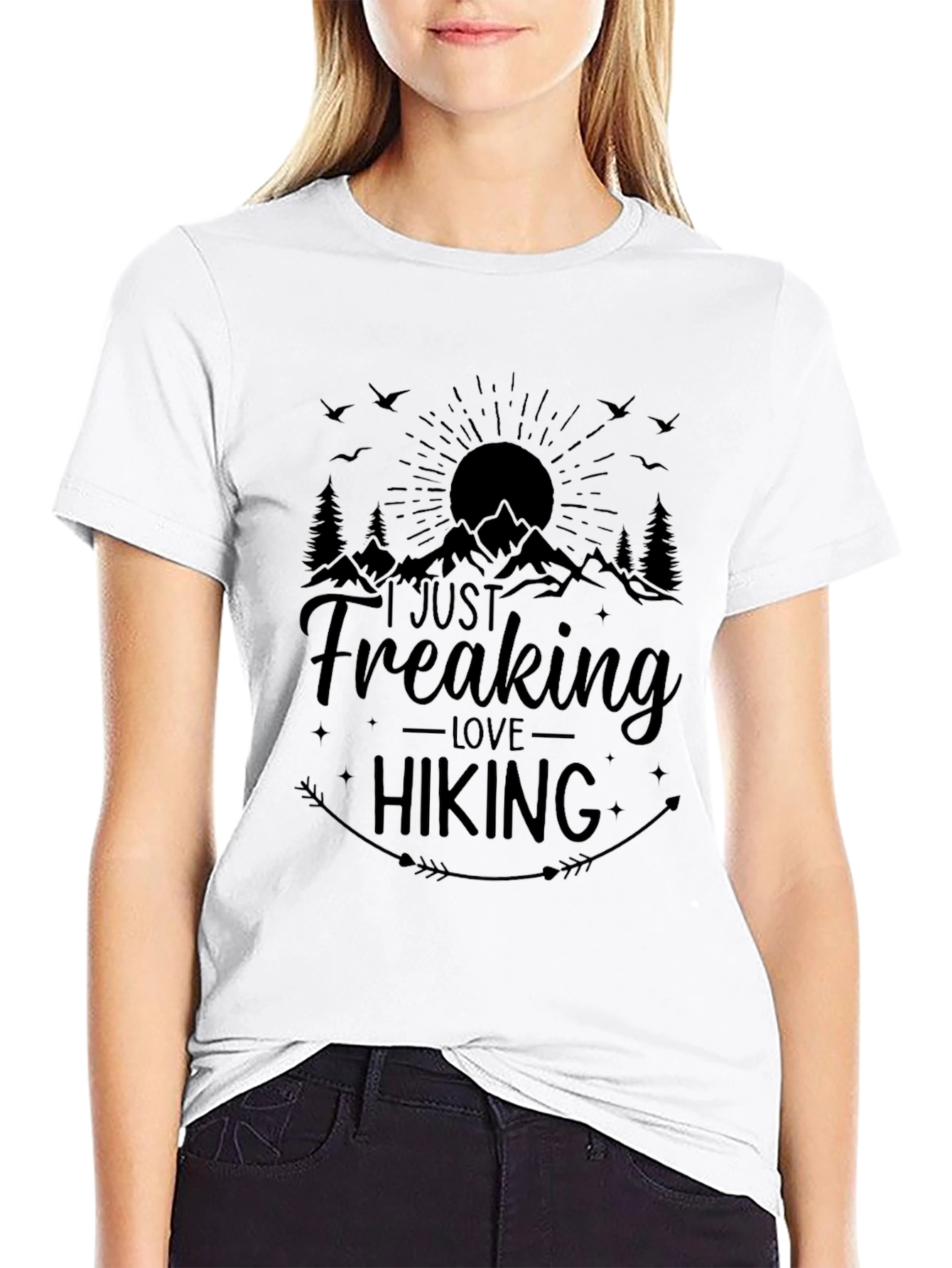 Hiking Love Tee - Mountain Graphic T-Shirt