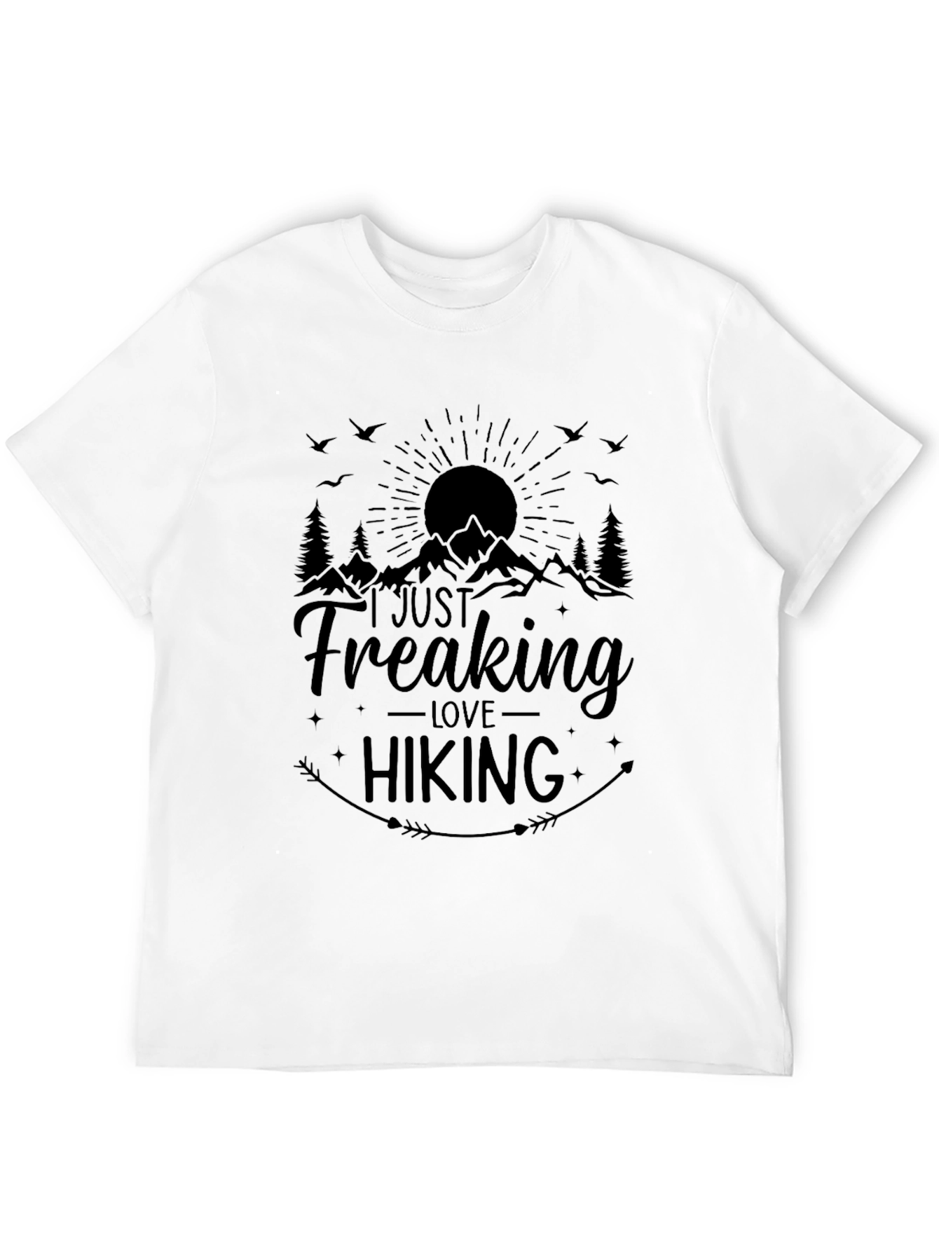 Hiking Love Tee - Mountain Graphic T-Shirt