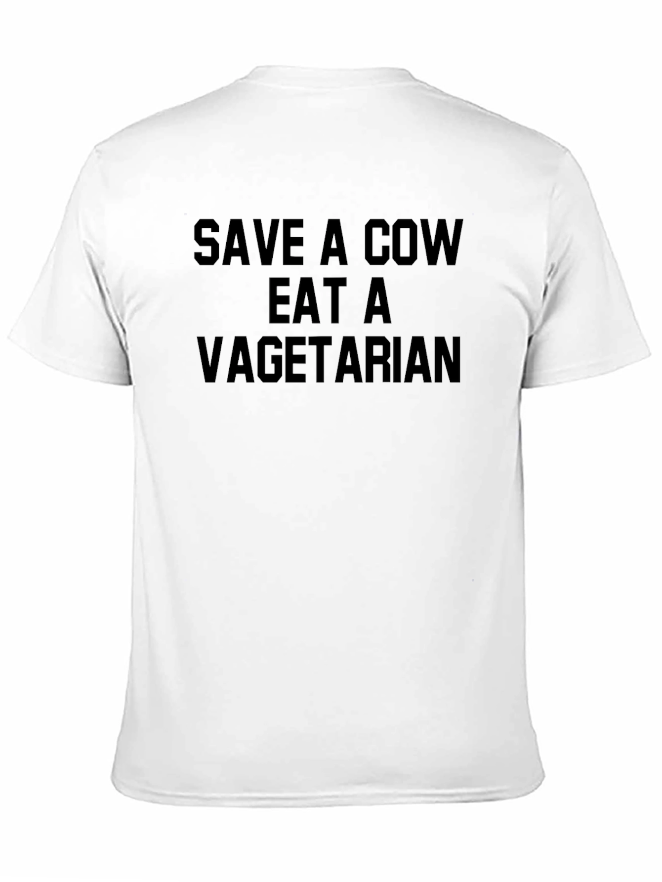 Save A Cow Eat A Vegetarian Graphic T-Shirt