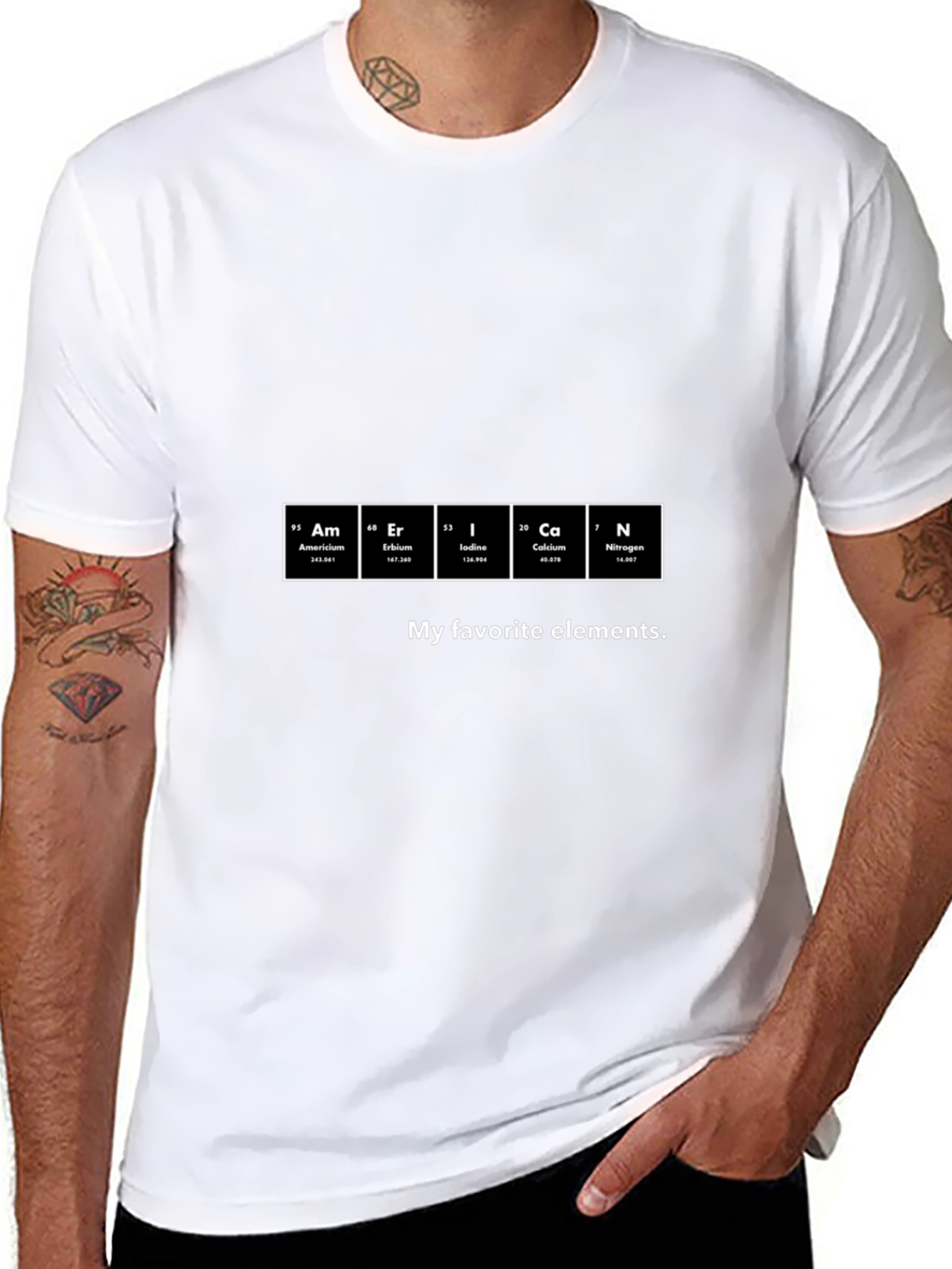 Funny Chemistry T-Shirt - My Favorite Elements