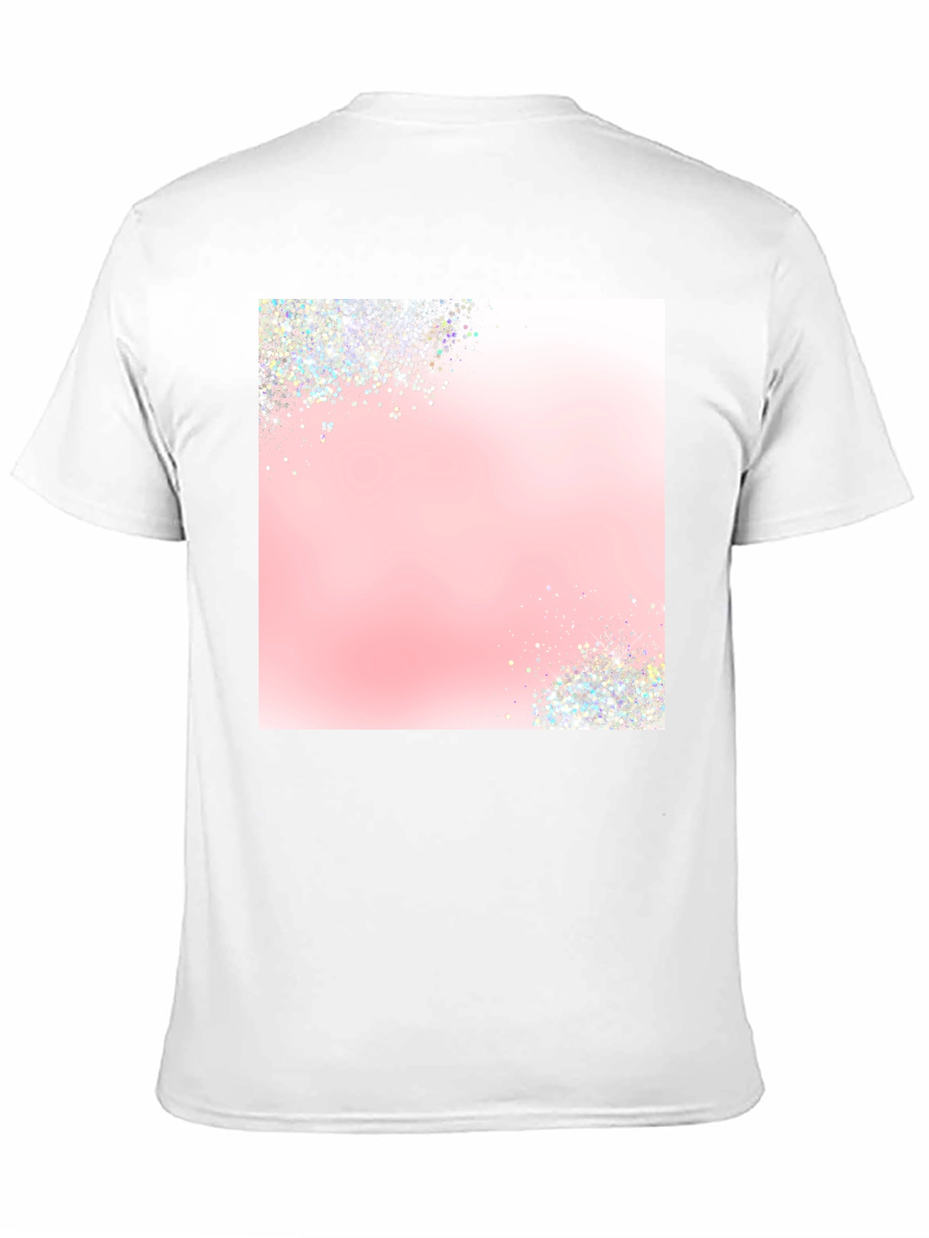 Trendy Black T-Shirt with Sparkle Design