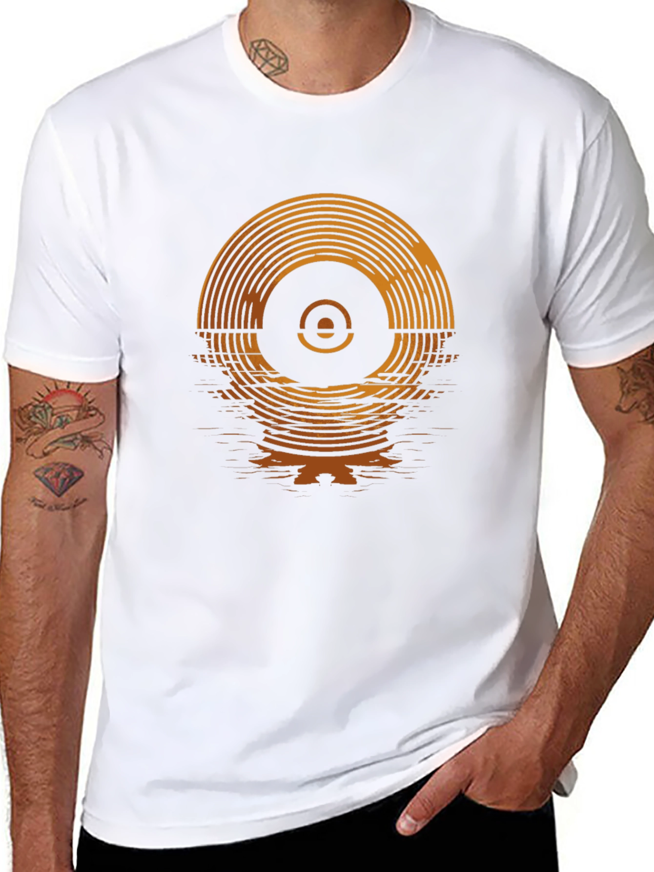 Groovy Vinyl Record Graphic Tee