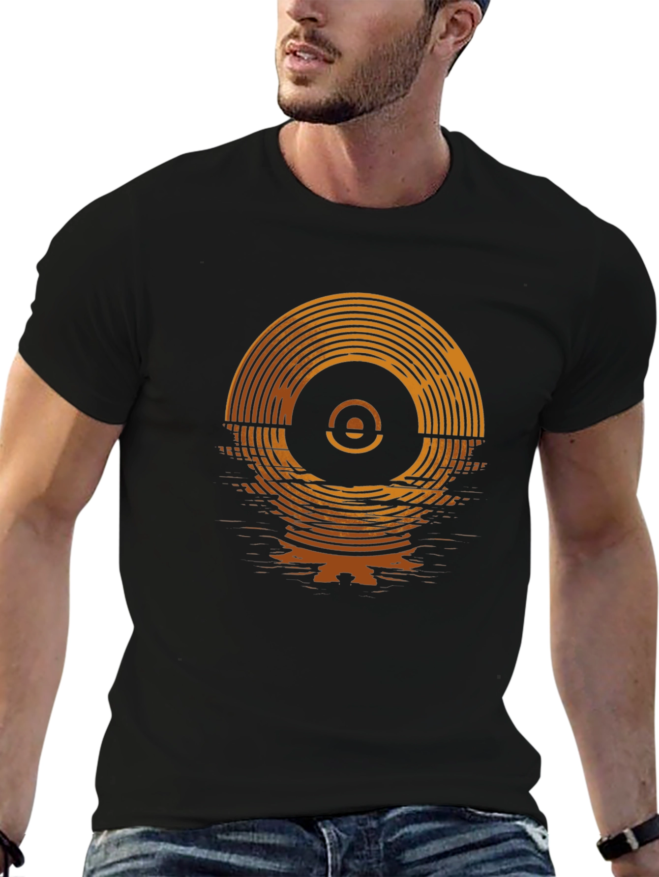 Groovy Vinyl Record Graphic Tee