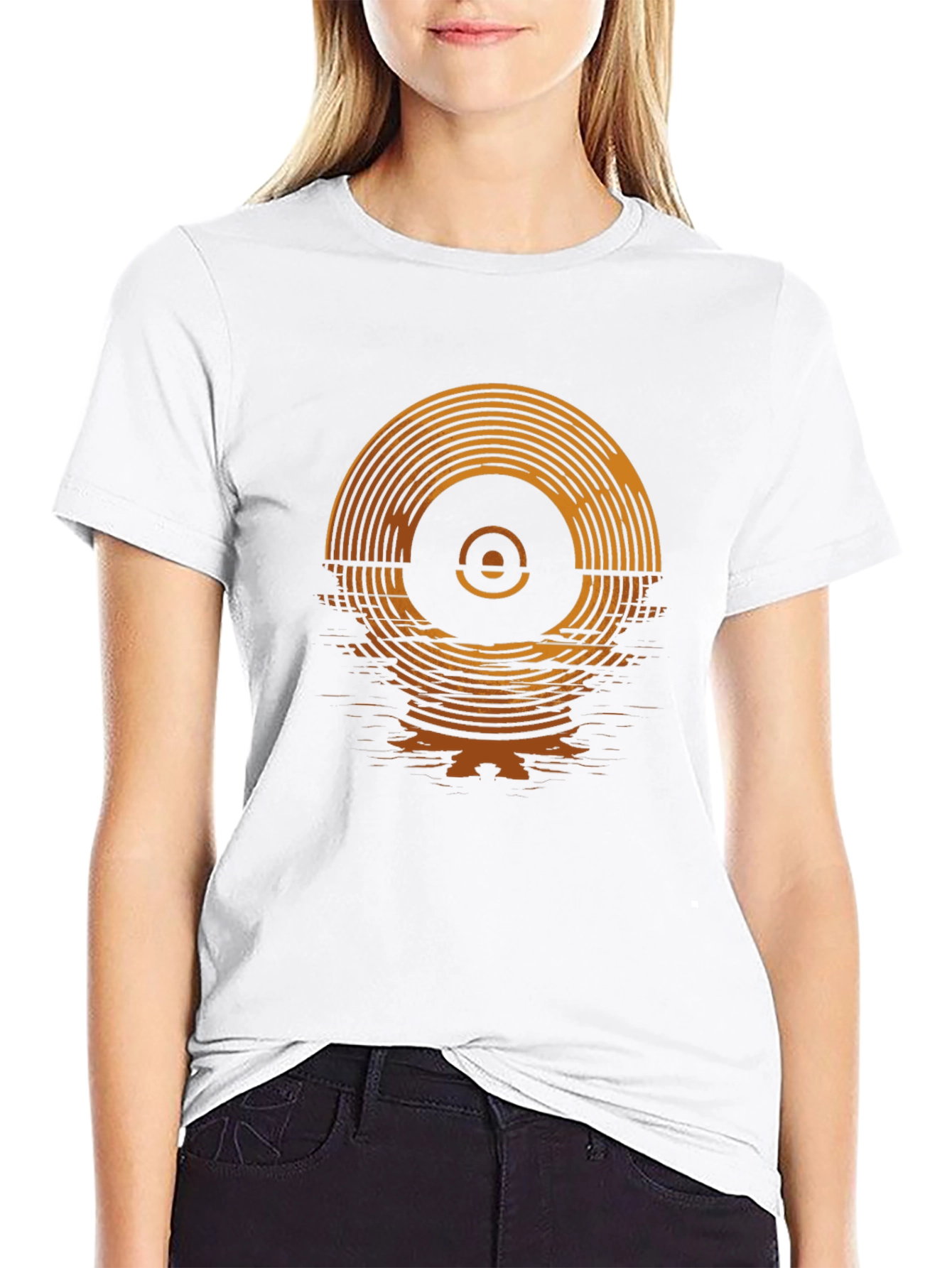 Groovy Vinyl Record Graphic Tee