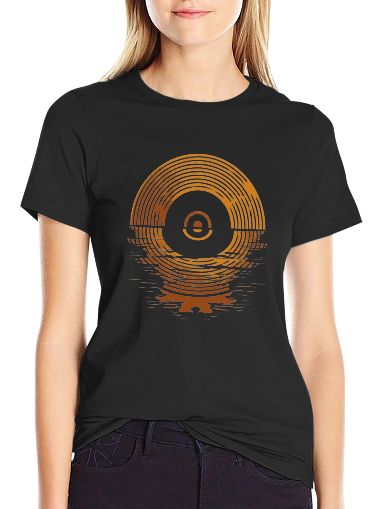 Groovy Vinyl Record Graphic Tee