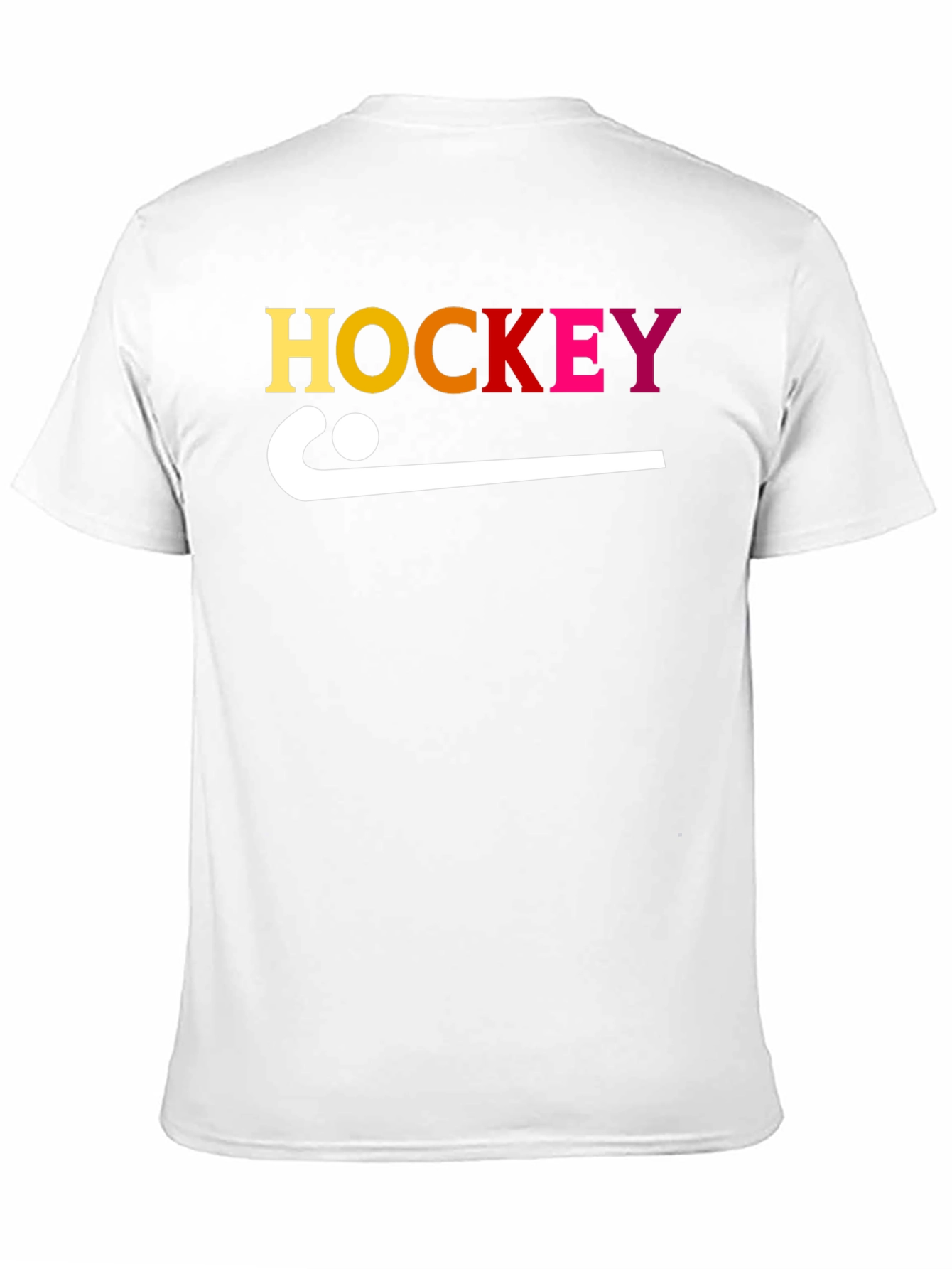 Hockey Stick Graphic Tee - Sporty Cotton T-Shirt