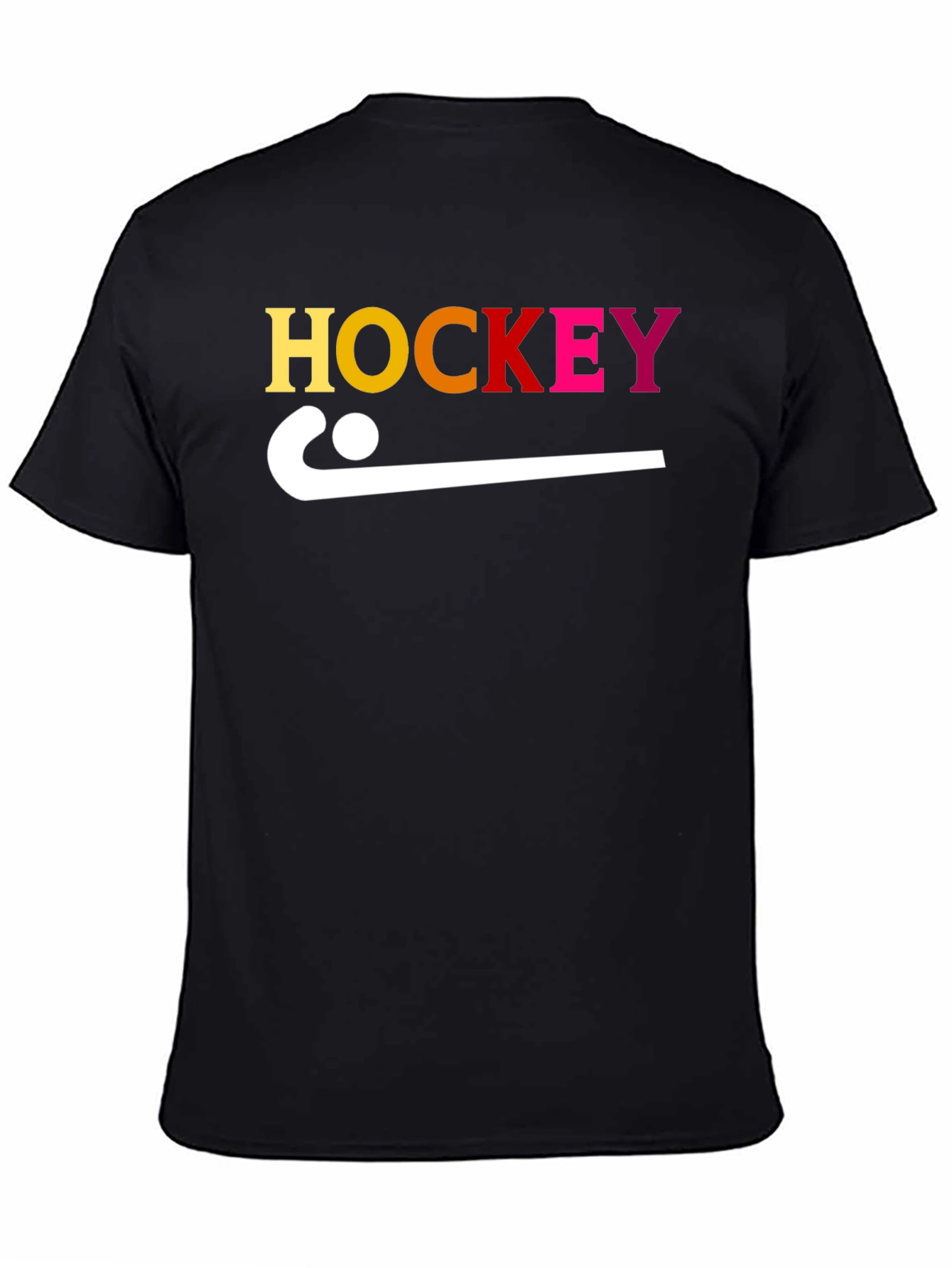 Hockey Stick Graphic Tee - Sporty Cotton T-Shirt