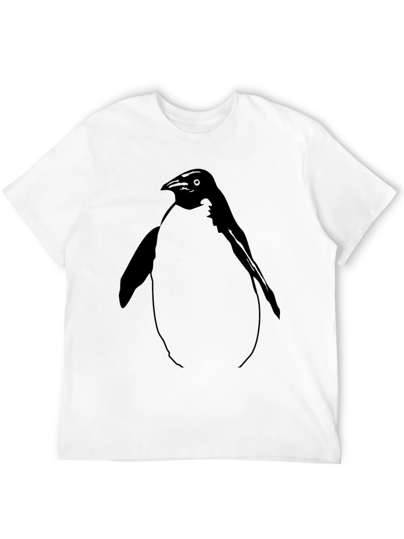 Penguin Graphic Black T-Shirt - Unisex Style