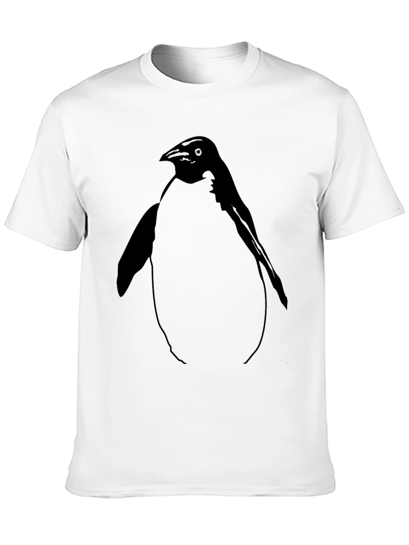 Penguin Graphic Black T-Shirt - Unisex Style