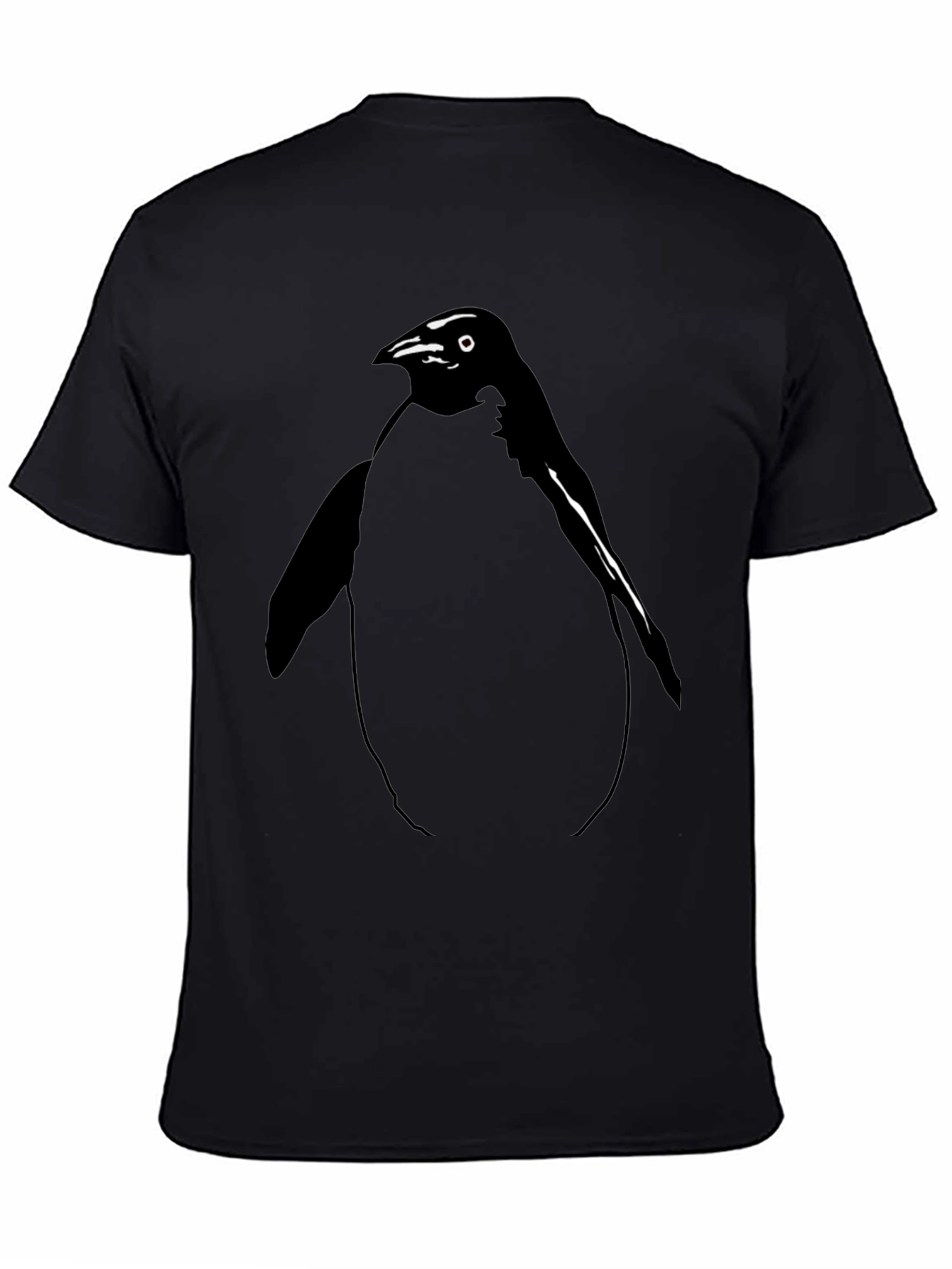 Penguin Graphic Black T-Shirt - Unisex Style