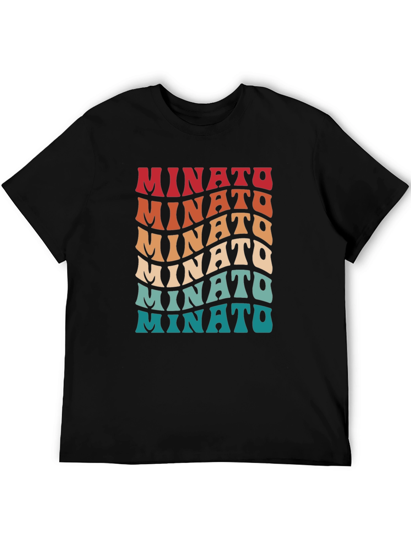 Retro Minato Wave Text Graphic Tee