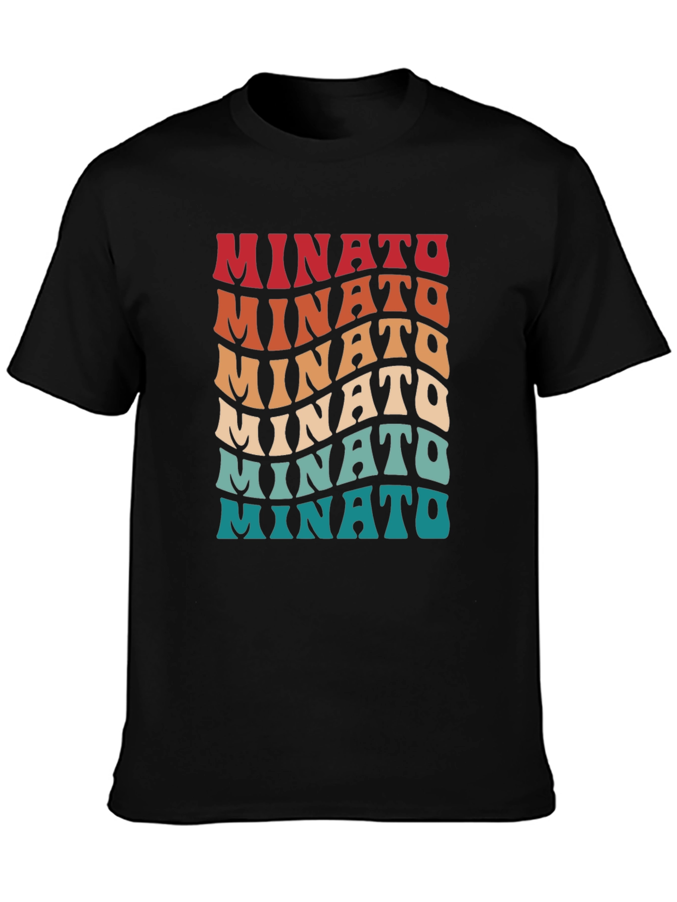 Retro Minato Wave Text Graphic Tee