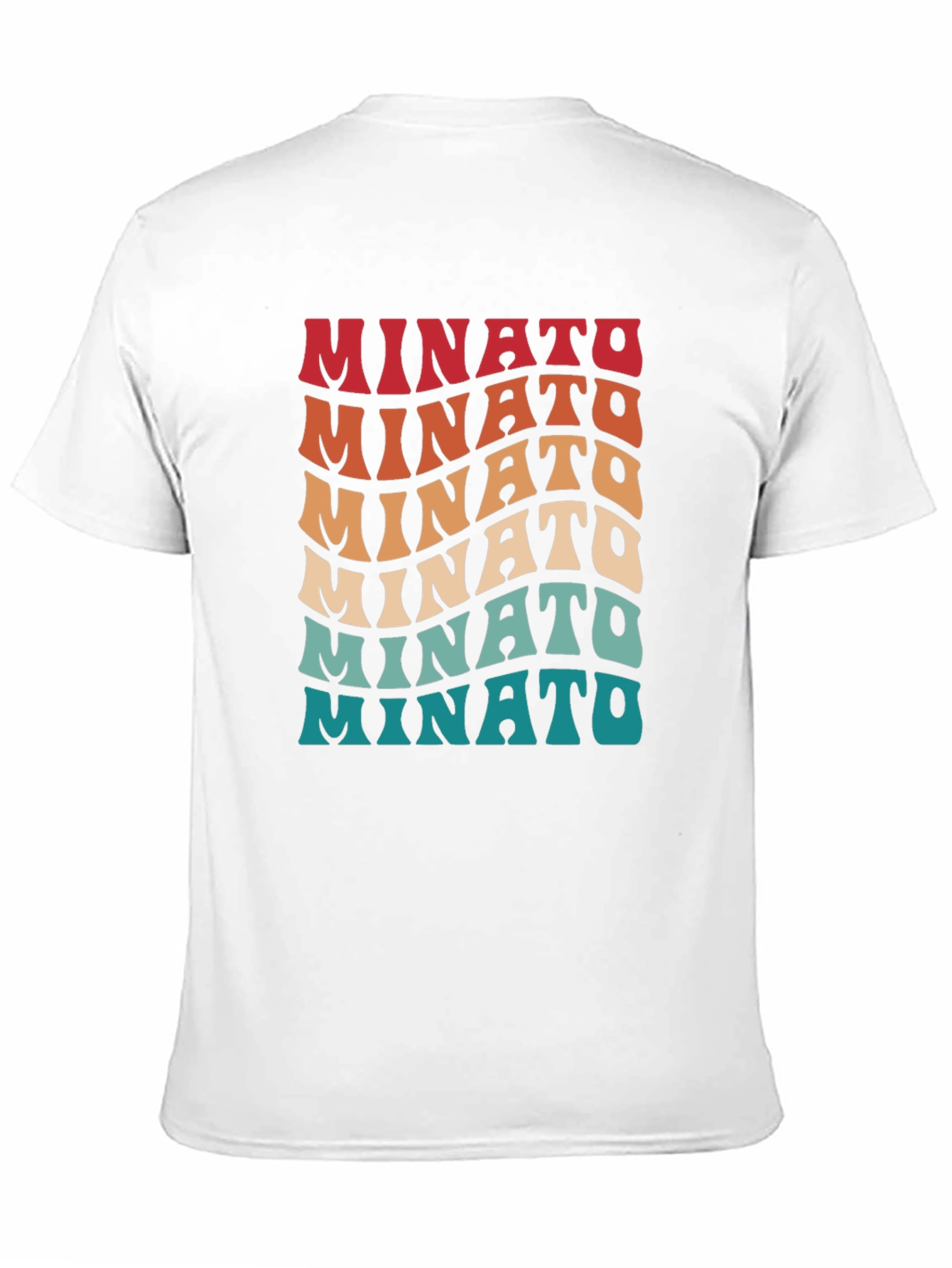 Retro Minato Wave Text Graphic Tee
