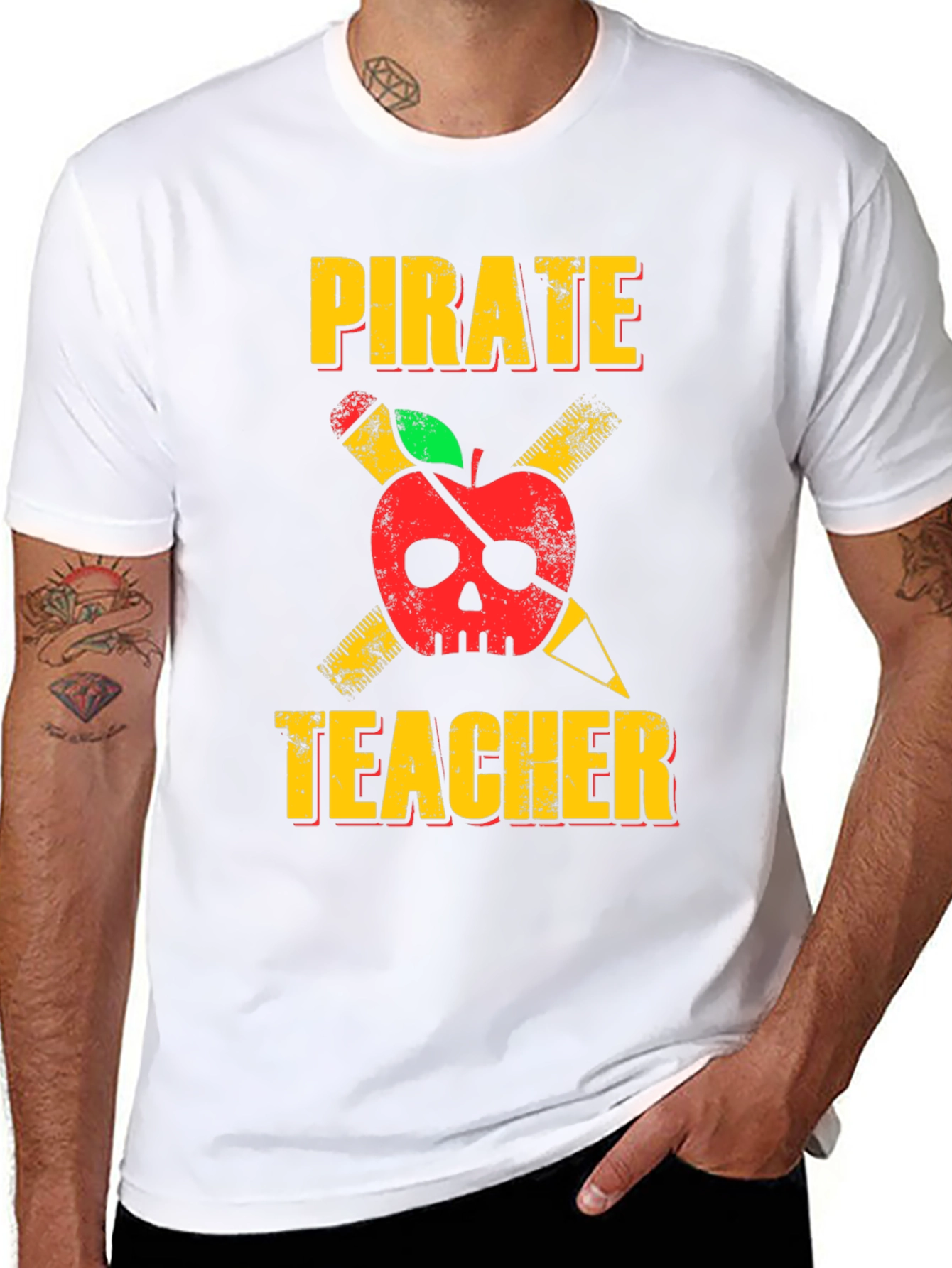 Pirate Teacher Graphic T-Shirt