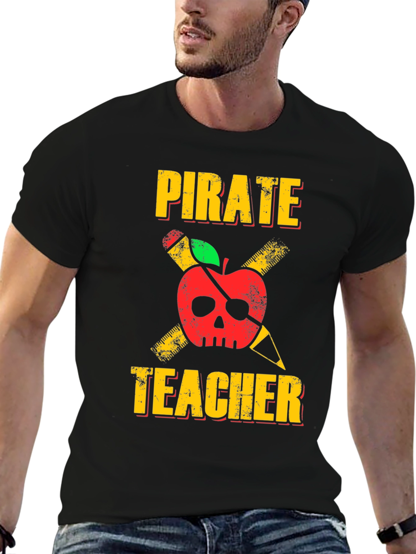 Pirate Teacher Graphic T-Shirt