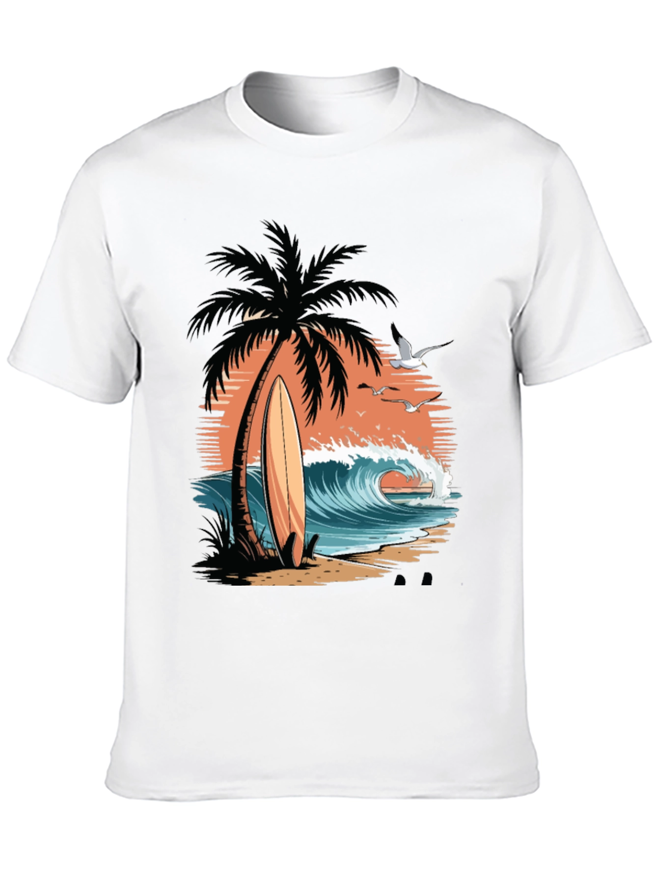 Surfs Up Tee - Beach Vibes T-Shirt