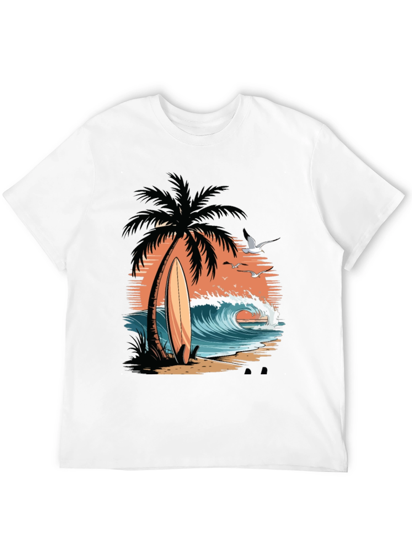 Surfs Up Tee - Beach Vibes T-Shirt