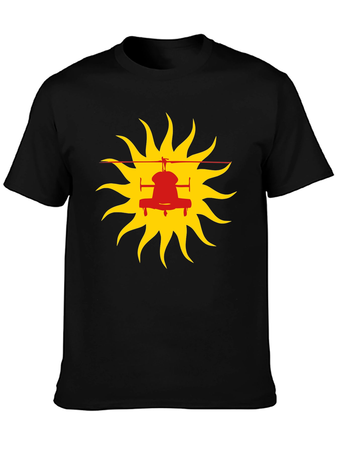 Helicopter Sun Graphic Tee