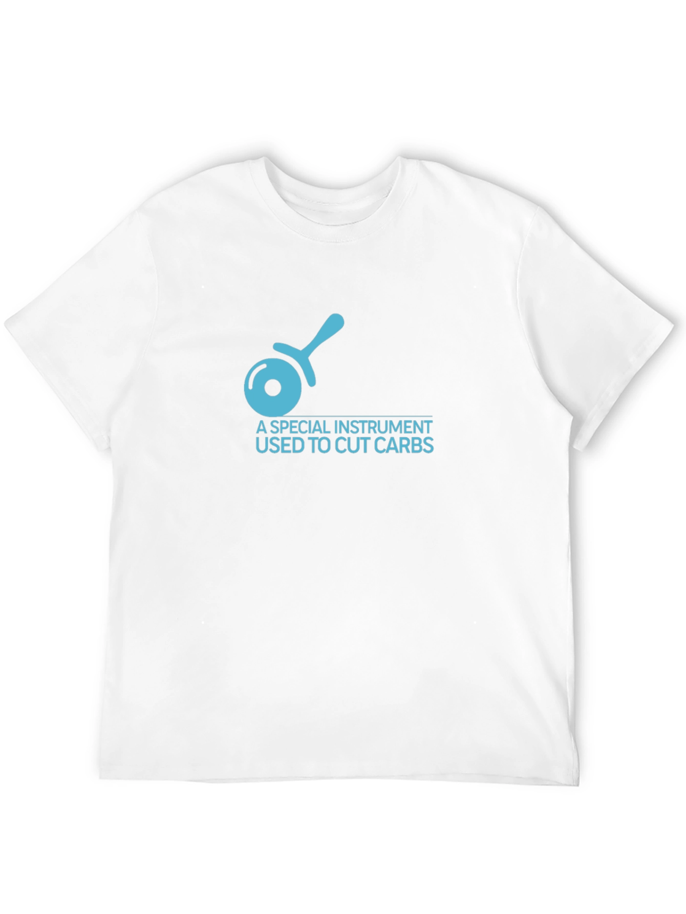 Funny Cut Carbs Graphic T-Shirt - Black
