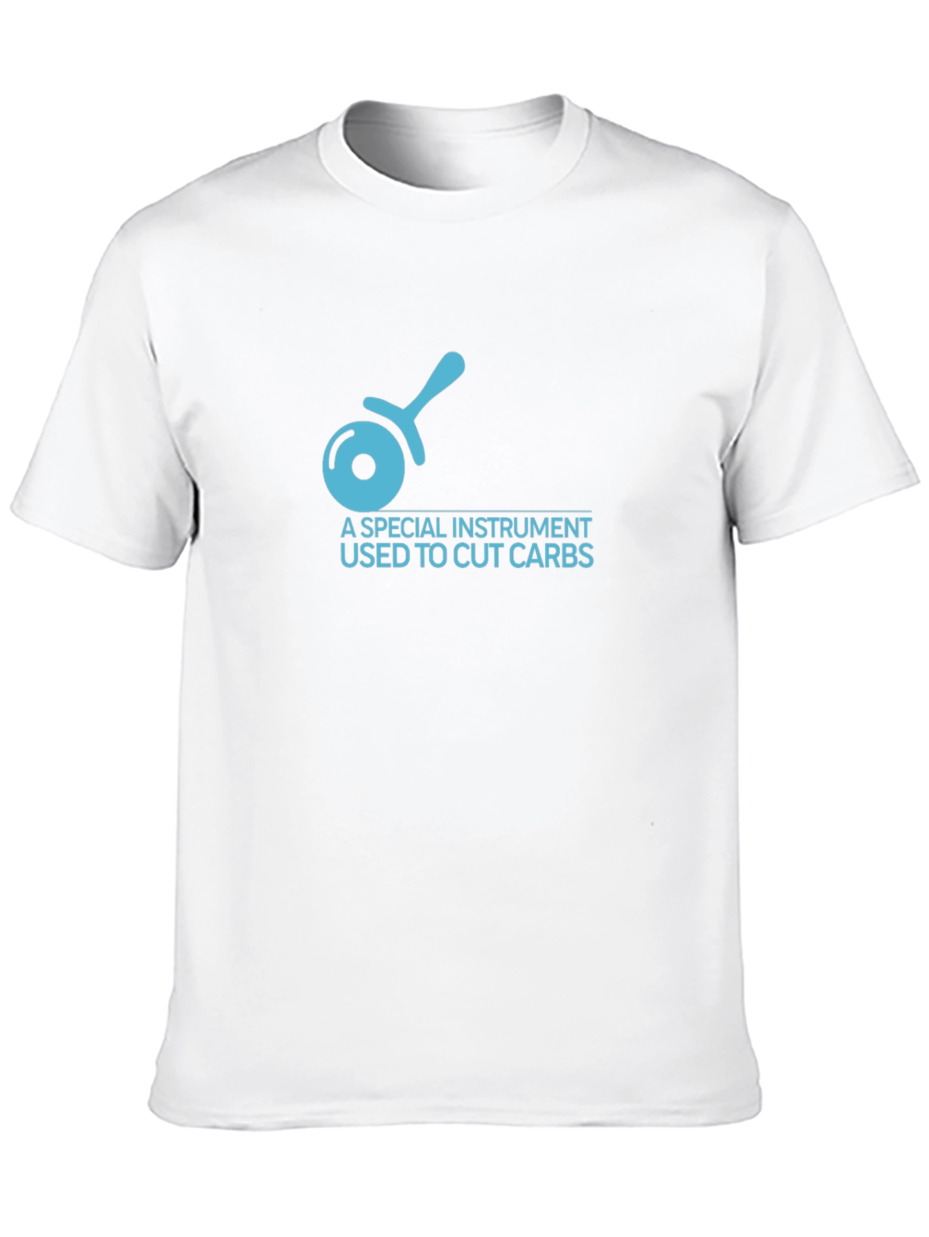 Funny Cut Carbs Graphic T-Shirt - Black