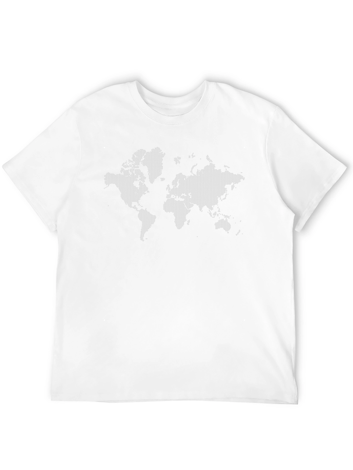 World Map Graphic Black T-Shirt