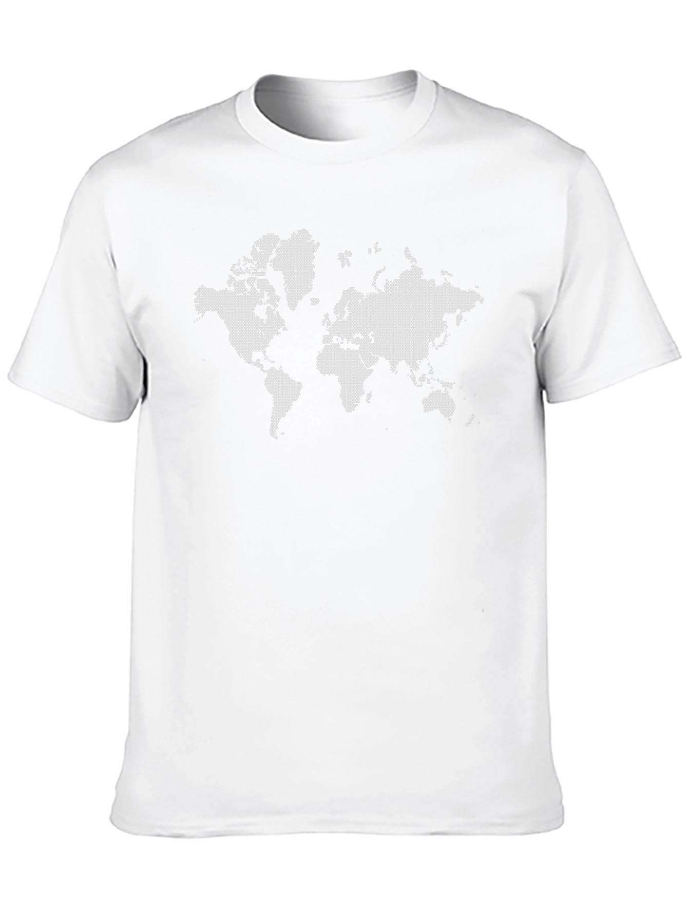 World Map Graphic Black T-Shirt