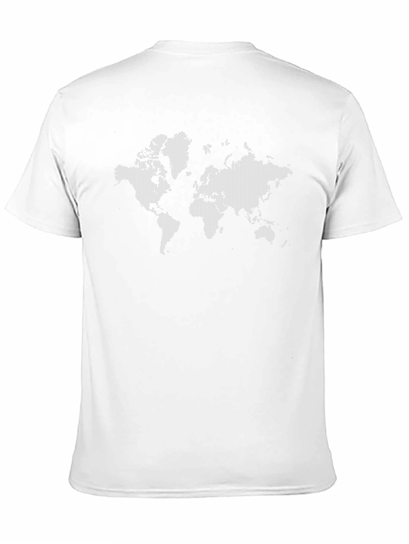 World Map Graphic Black T-Shirt