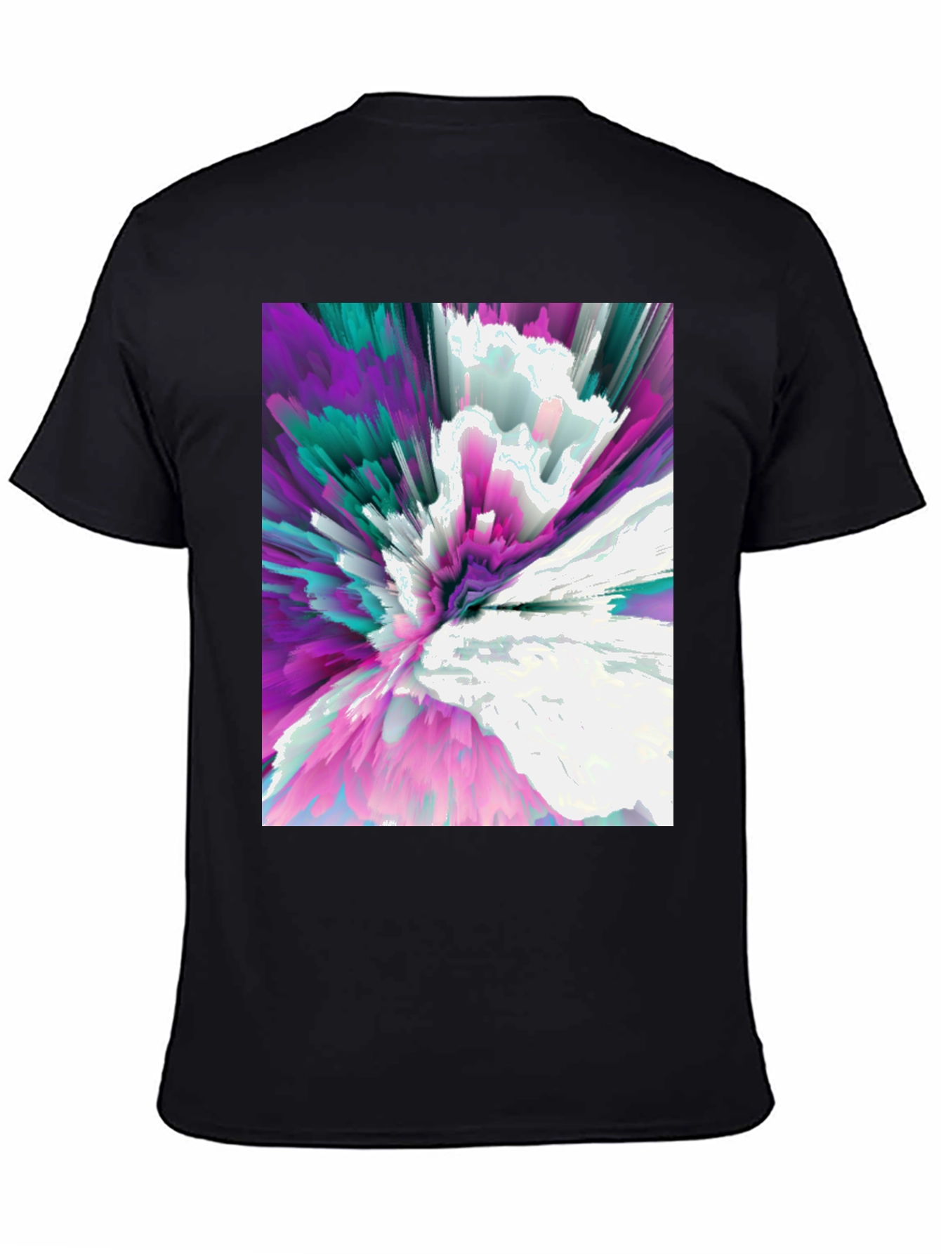 Abstract Explosion Graphic Tee - Modern Art T-Shirt