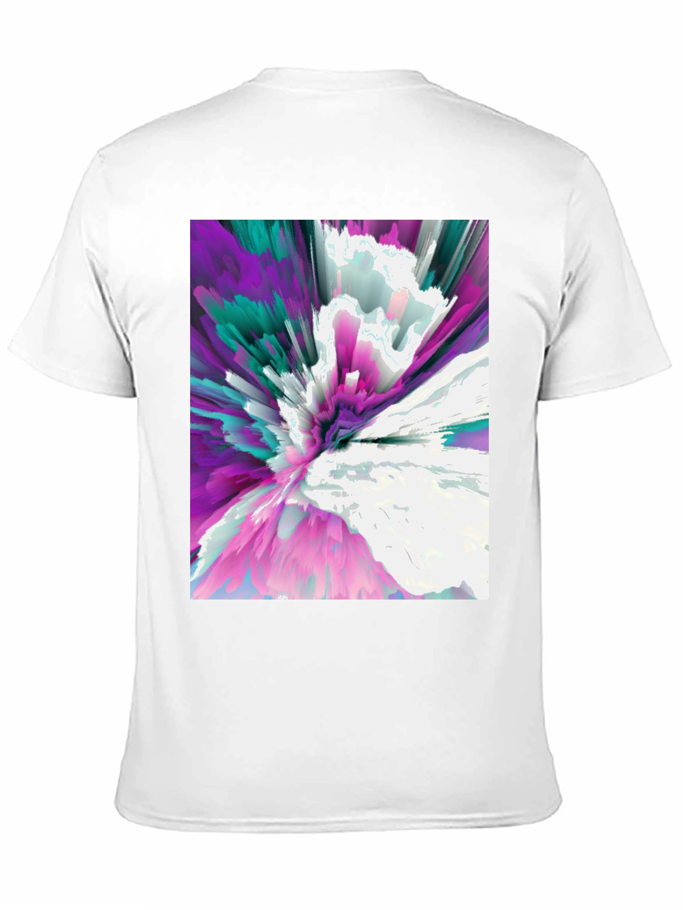 Abstract Explosion Graphic Tee - Modern Art T-Shirt
