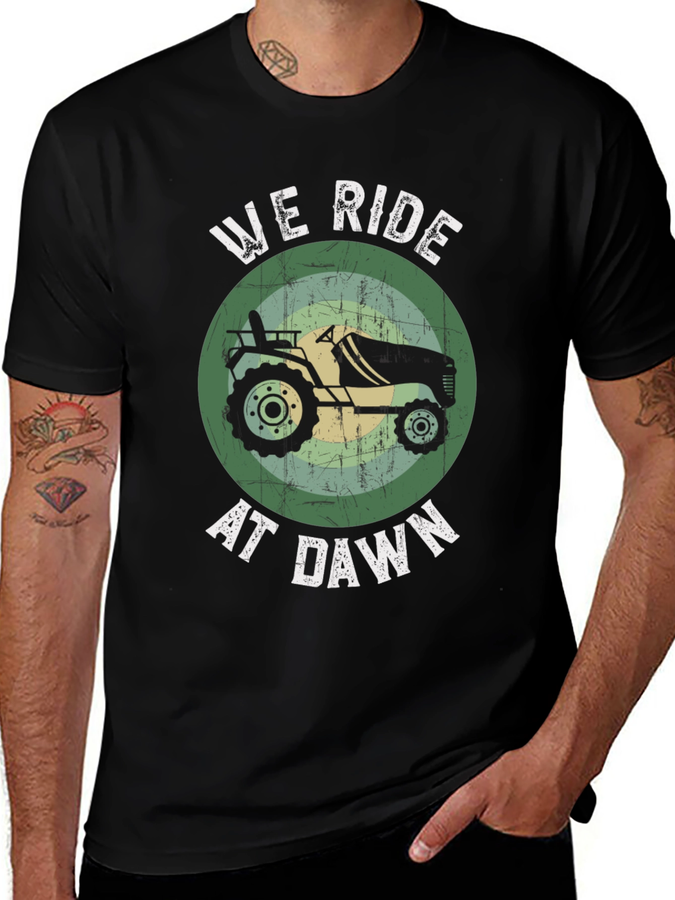 We Ride At Dawn Mens Graphic Tee