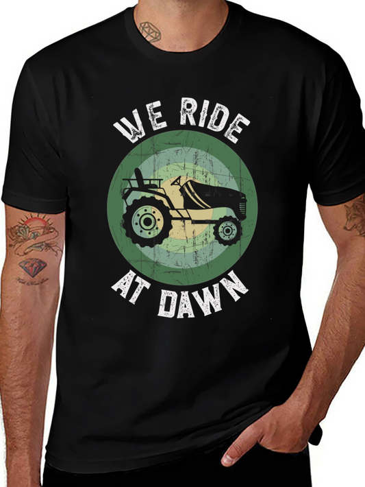 We Ride At Dawn Mens Graphic Tee