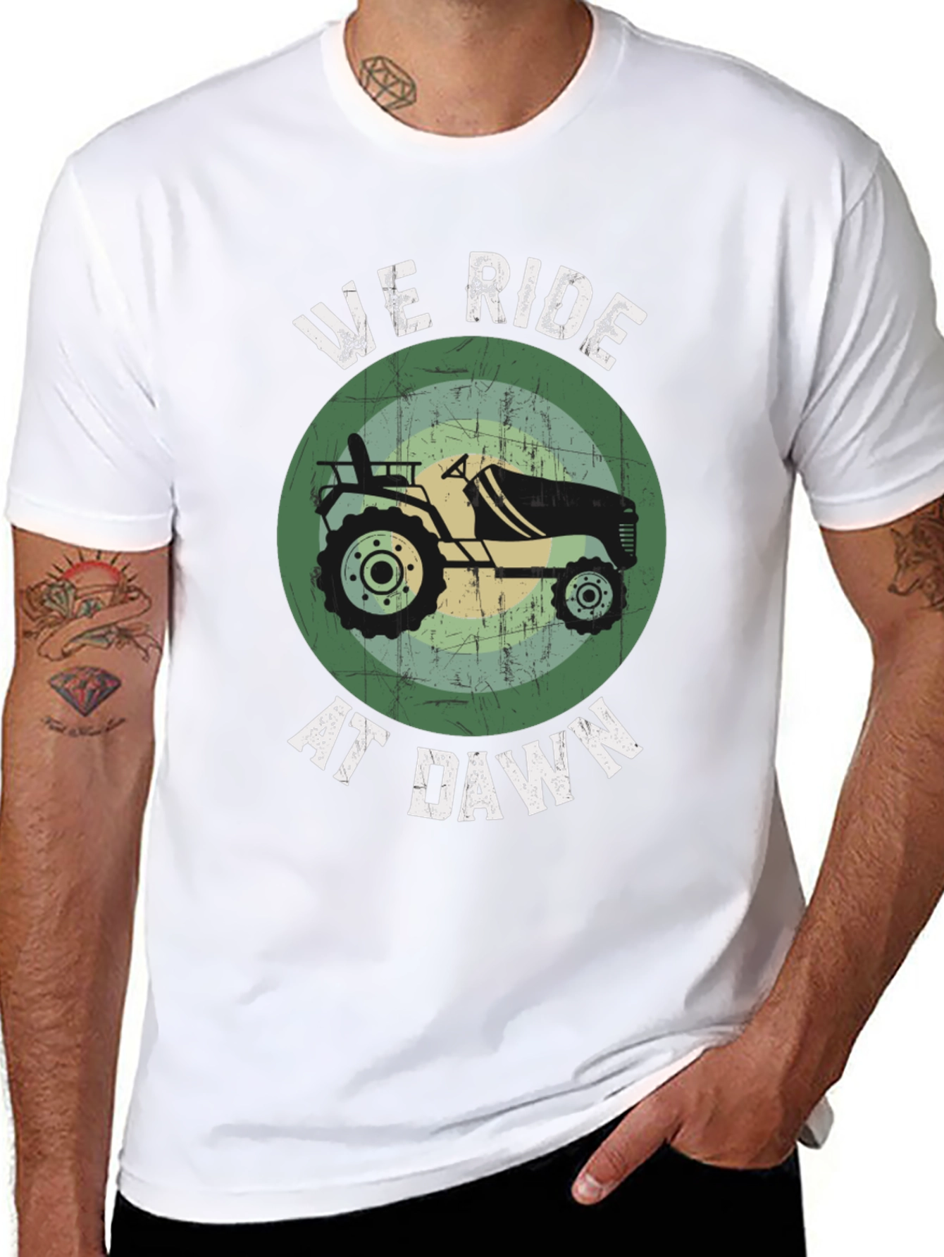 We Ride At Dawn Mens Graphic Tee