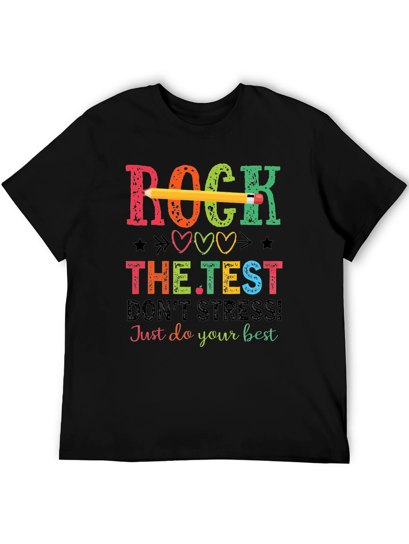 Rock The Test T-Shirt - Teacher Test Day Tee