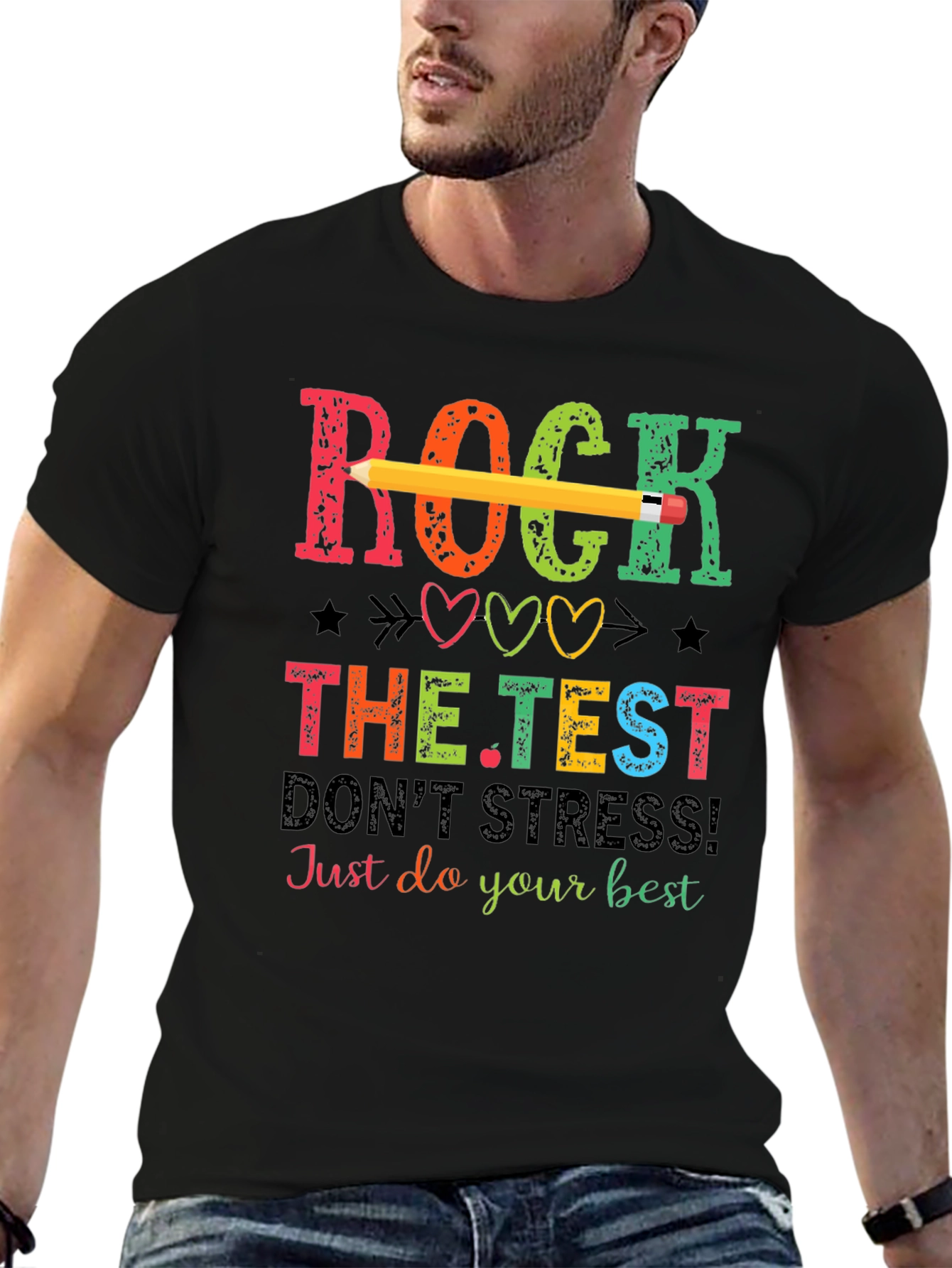 Rock The Test T-Shirt - Teacher Test Day Tee
