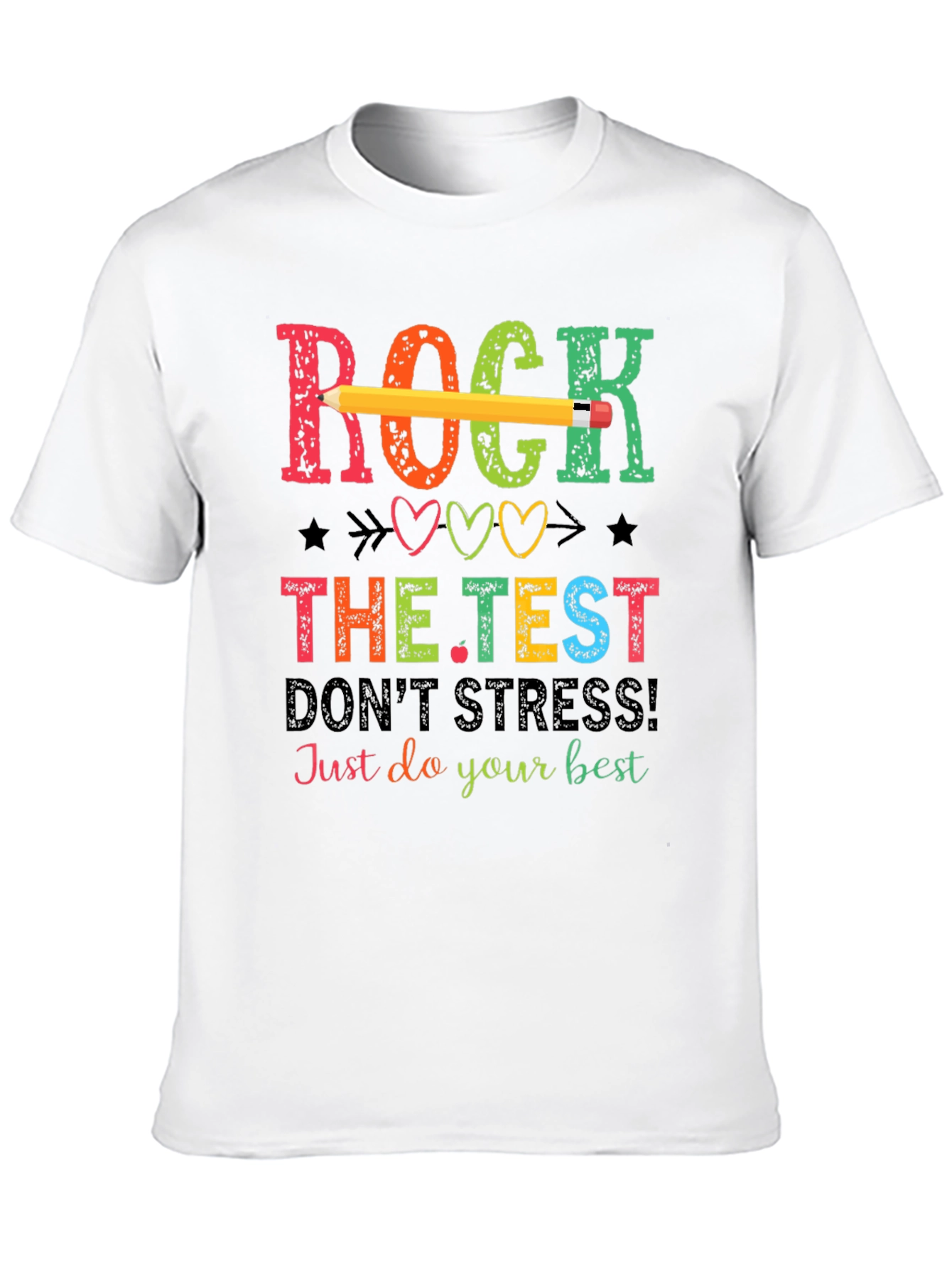 Rock The Test T-Shirt - Teacher Test Day Tee