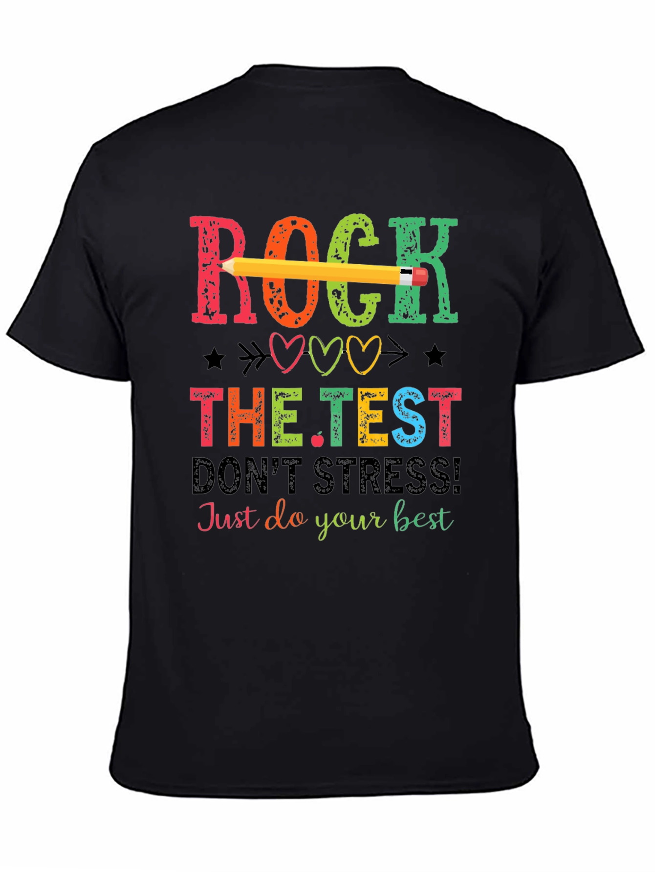 Rock The Test T-Shirt - Teacher Test Day Tee