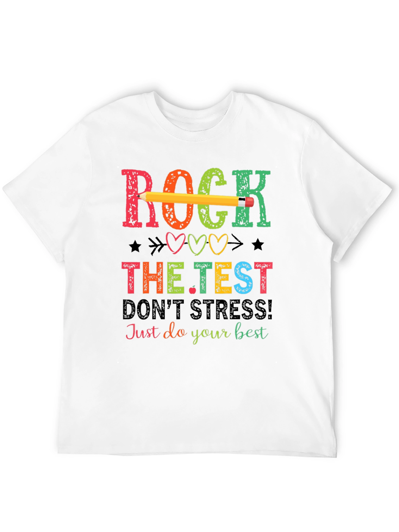 Rock The Test T-Shirt - Teacher Test Day Tee